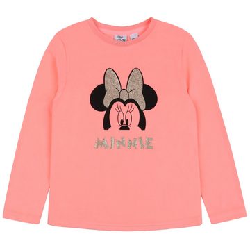 Sarcia.eu Schlafanzug DISNEY Minnie Maus Pyjama für Mädchen, grau-orangefarben 9-10 Jahre