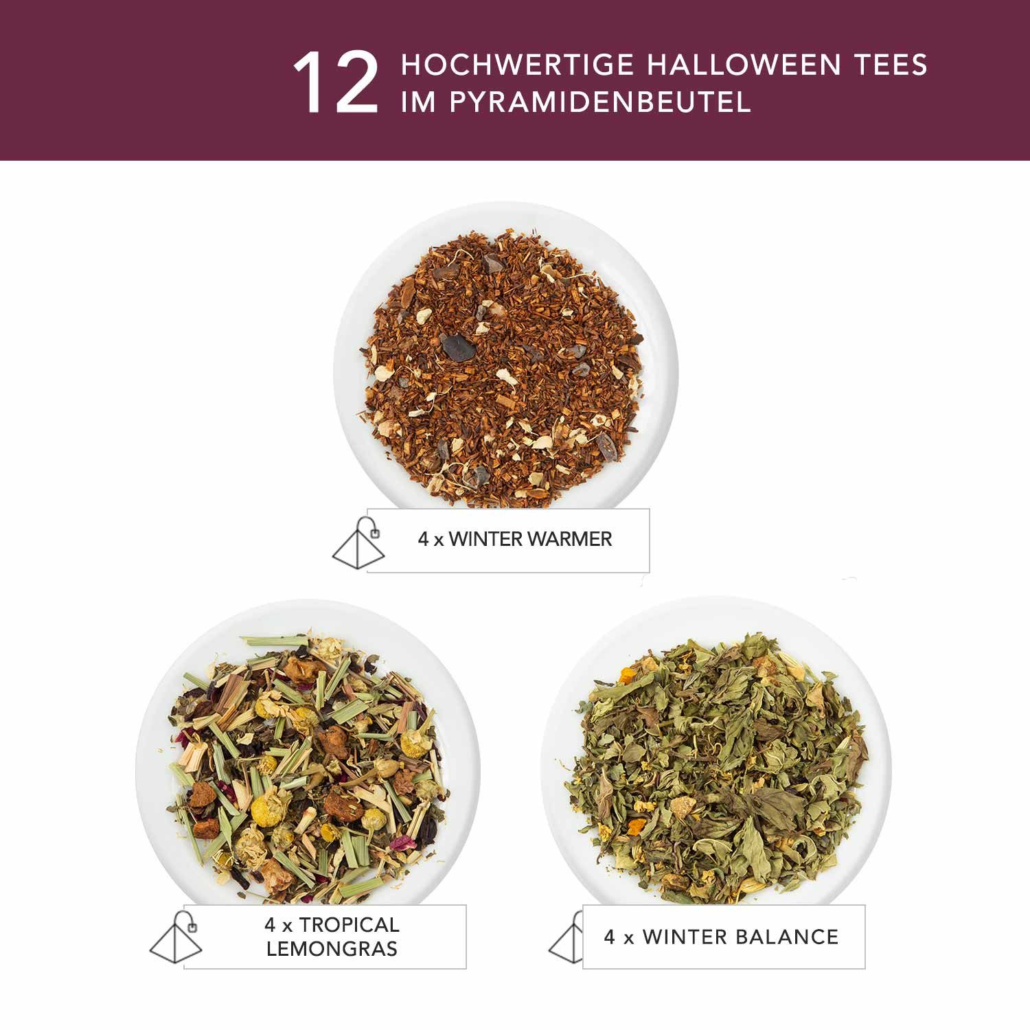English Tea Shop Tee Geschenk "Halloween" BIO, 12 Pyramiden Beutel – Bild 4 von 5