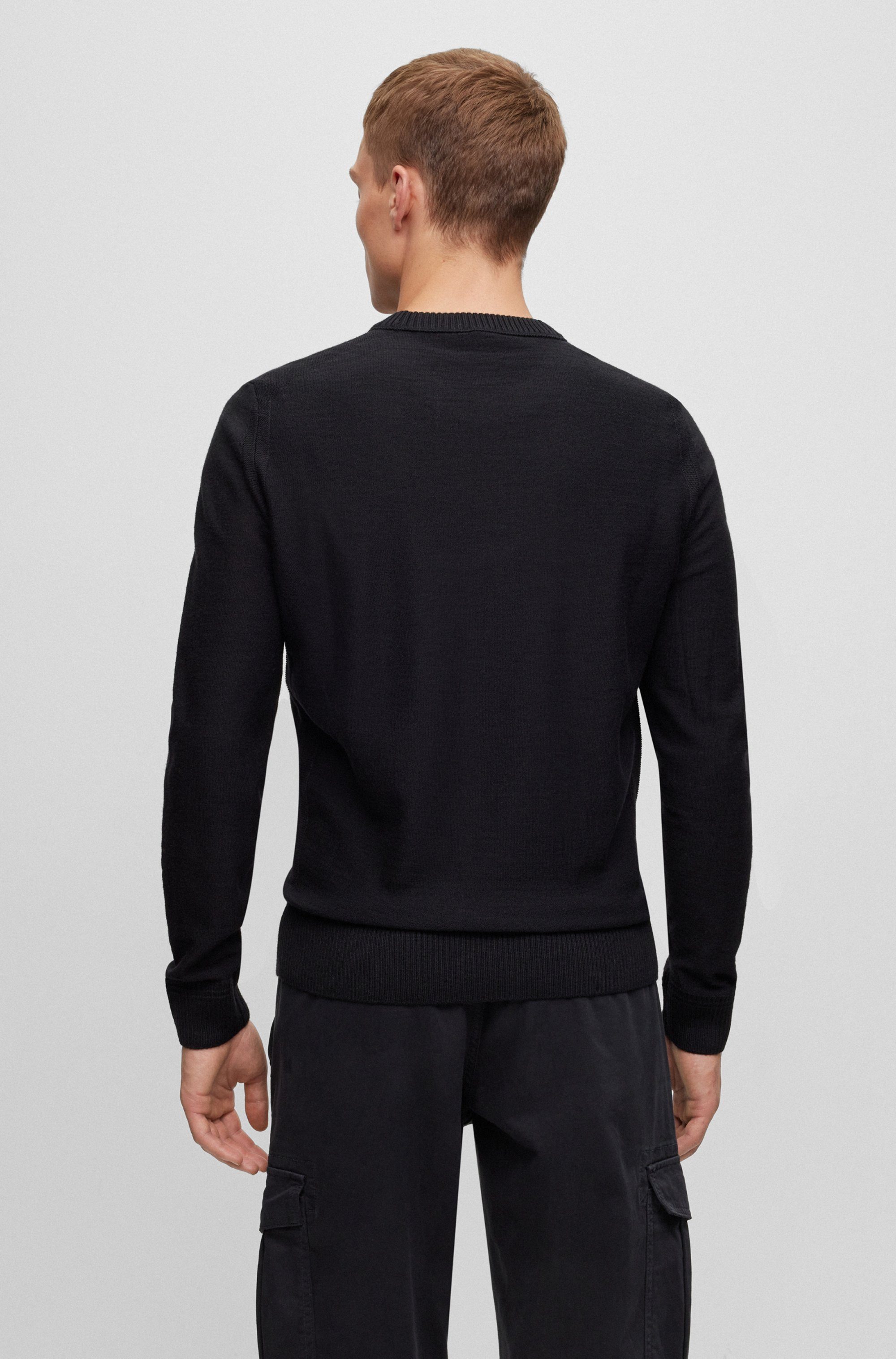 BOSS ORANGE Strickpullover Avac mit Schurwolle günstig online kaufen