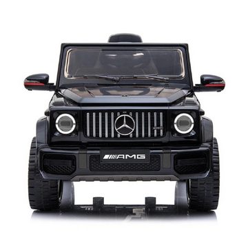 ES-Toys Elektro-Kinderauto Kinderauto Mercedes G63 AMG, Belastbarkeit 30 kg, MP3, Stoßdämpfer, Fernbedienung