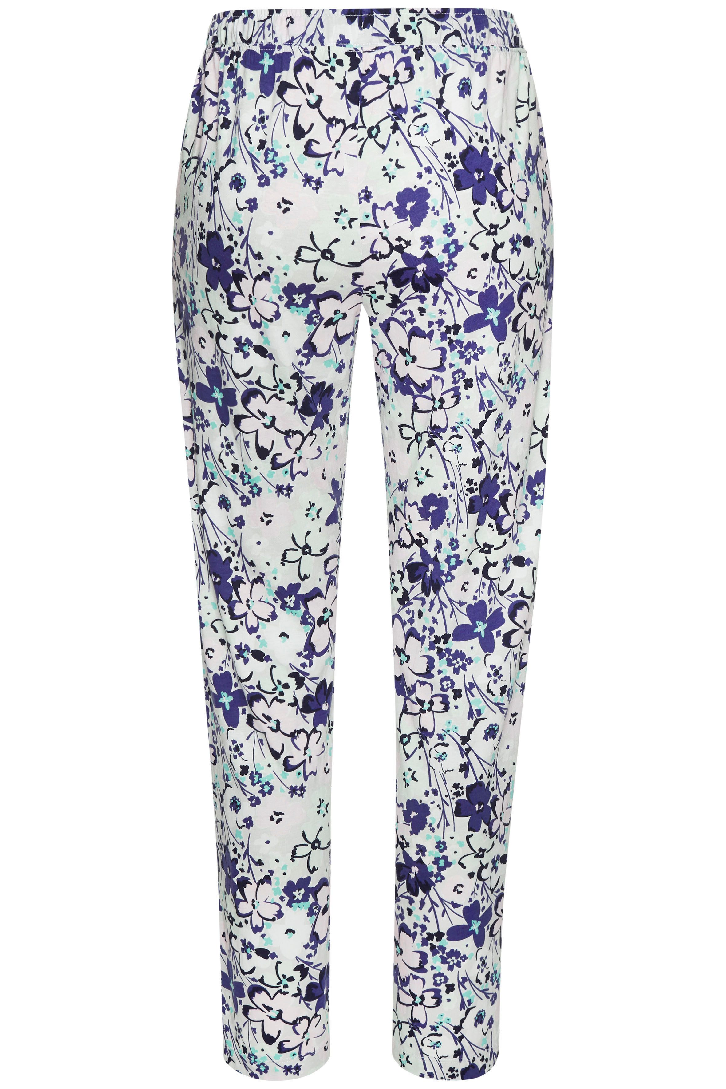 s.Oliver Pyjamahose (1-teilig) mit schönem Allover-Print