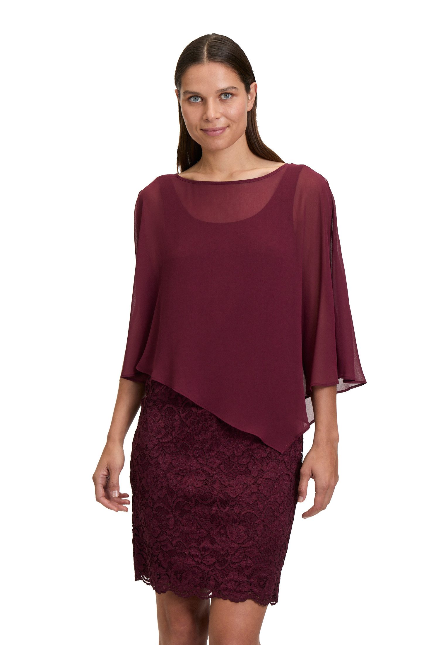 Vera Mont Cocktailkleid "Damen Cocktailkleid mit Spitze" Ohne Tasche Spitze günstig online kaufen