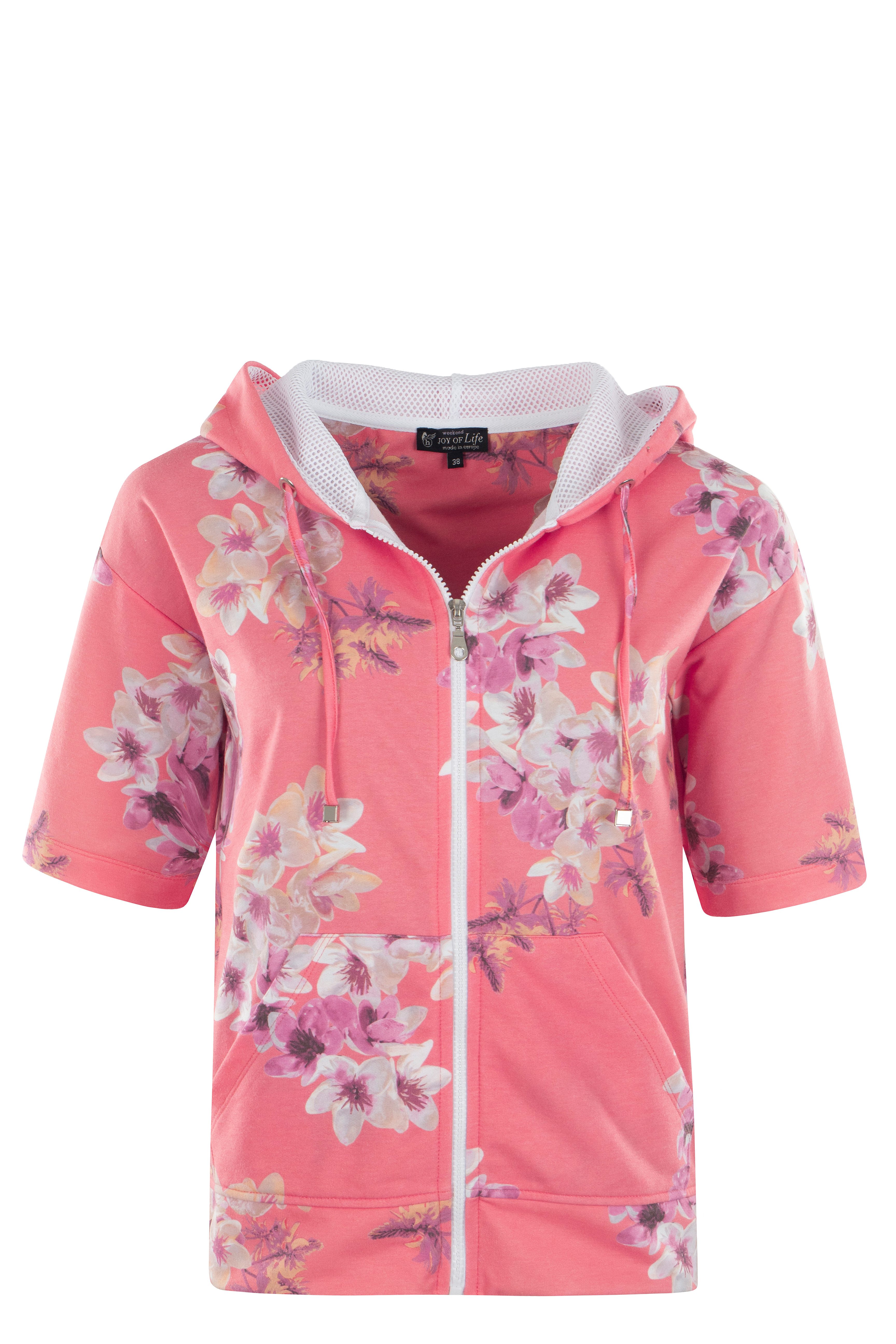 Hajo Sweatjacke Damen Sweatjacke Blumendruck günstig online kaufen