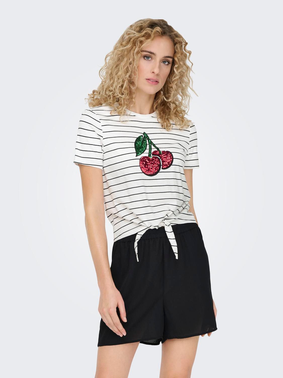 ONLY Kurzarmshirt ONLKITA LIFE S/S FRUIT günstig online kaufen