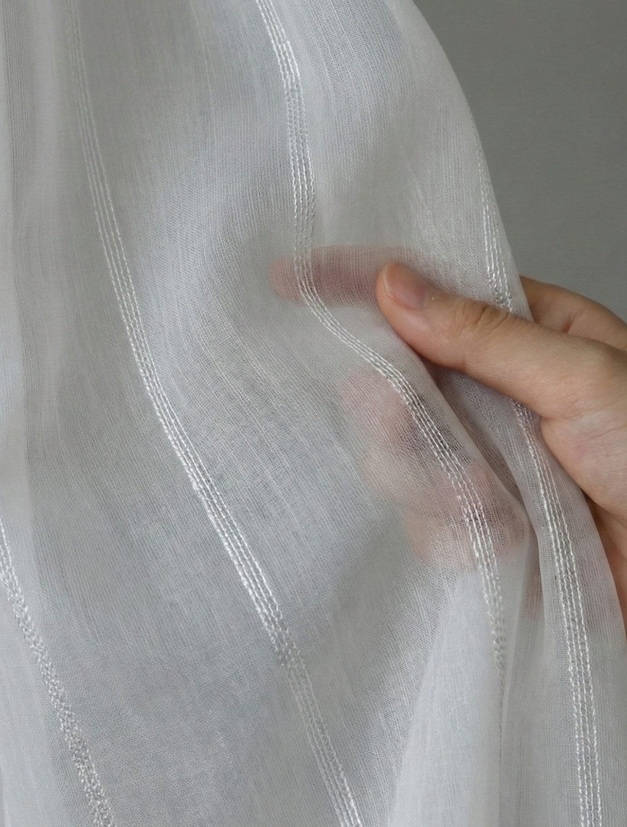 Wirth Gardine Charlotte (1 St), Faltenband, halbtransparent, Fertig-Store mit FB 1:3 nach Maß