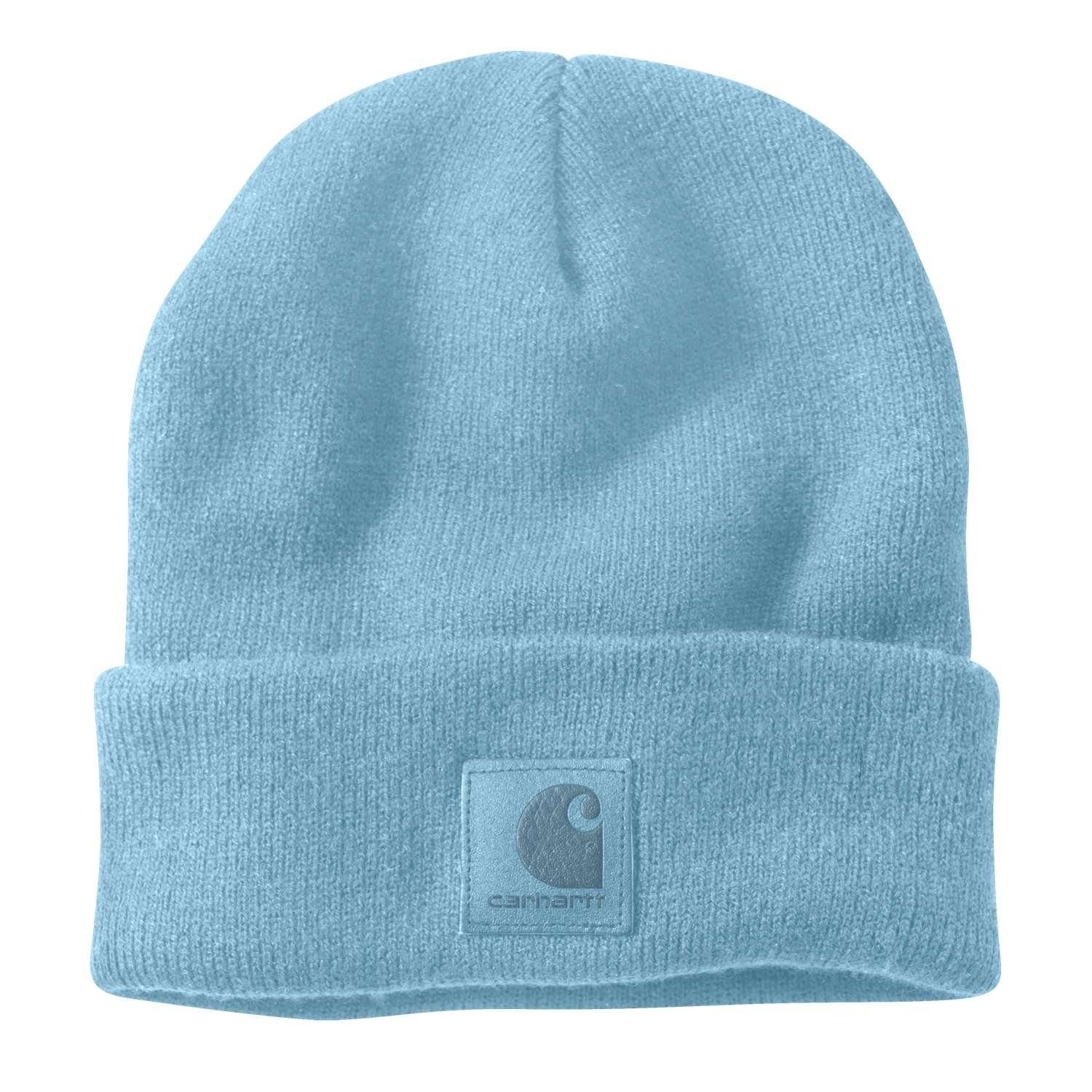 Carhartt Strickmütze Label Blue 101070 Powder Beanie