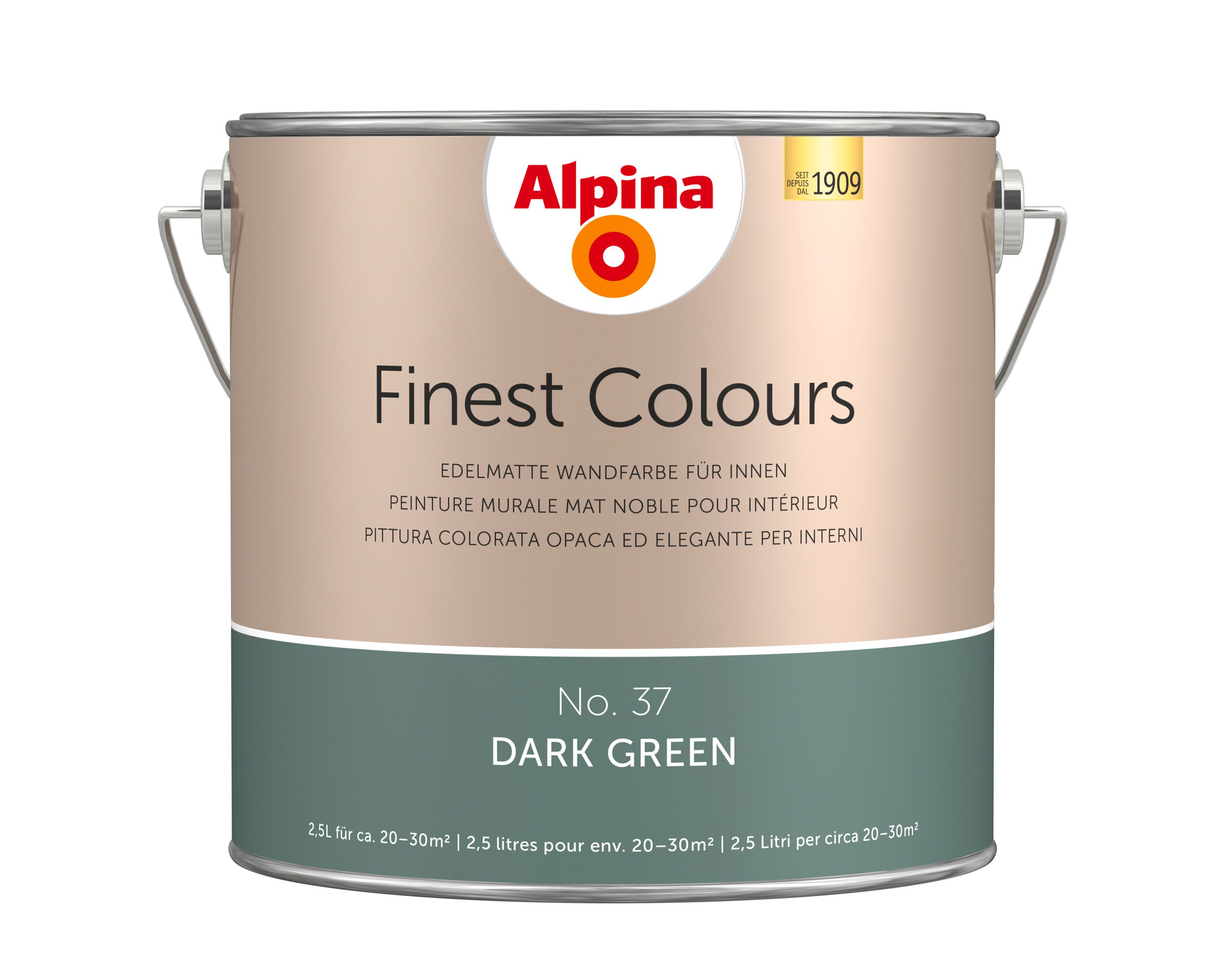 Alpina Wandfarbe Alpina Finest Colours edelmatt 2,5 Liter