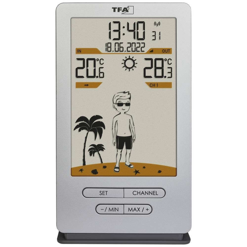 TFA Dostmann Funk-Wetterstation WEATHER JACK 35.1166.54 Wetterstation