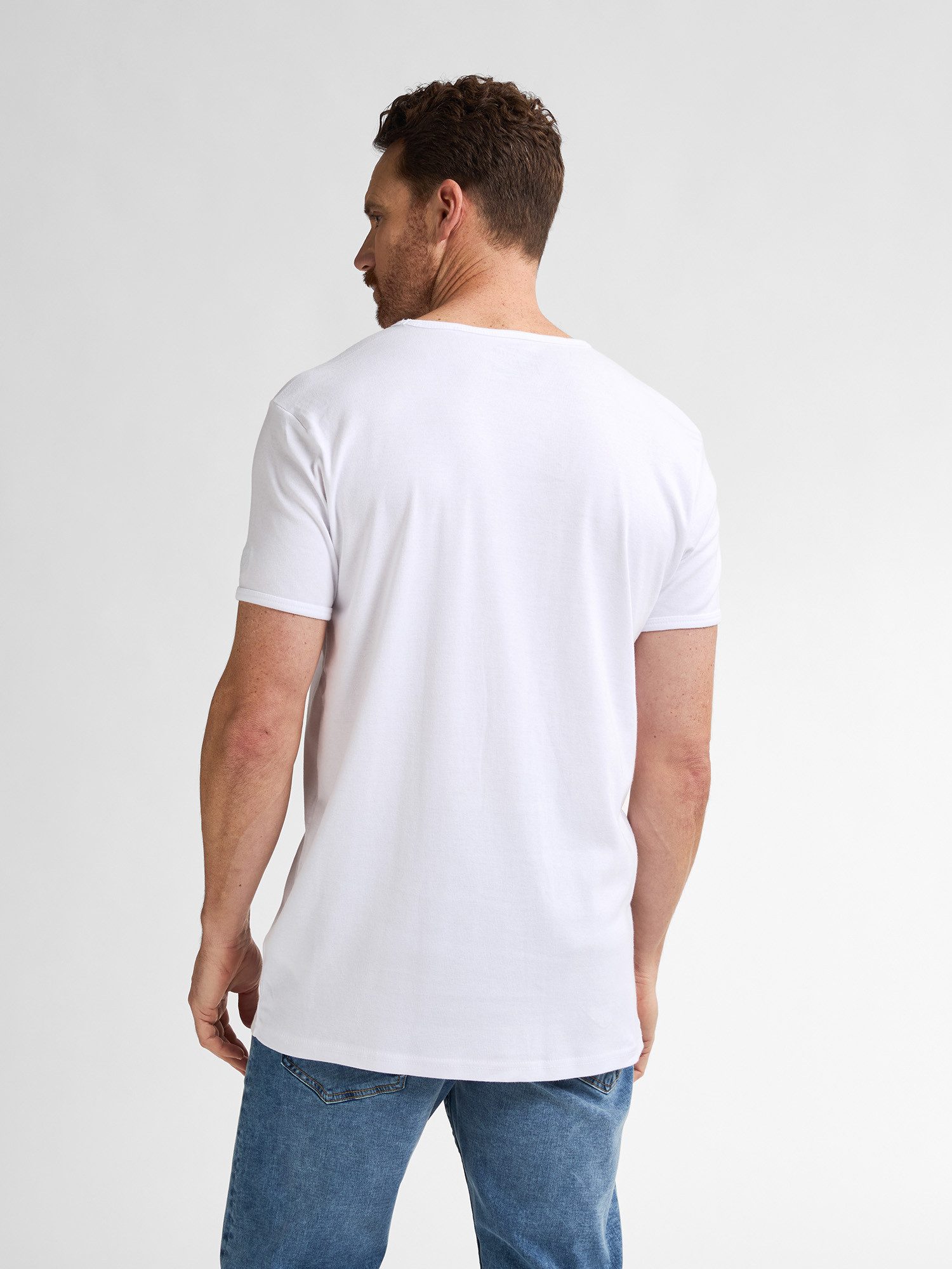 Petrol Industries T-Shirt 2-er Pack Basic-T-Shirt V-Ausschnitt