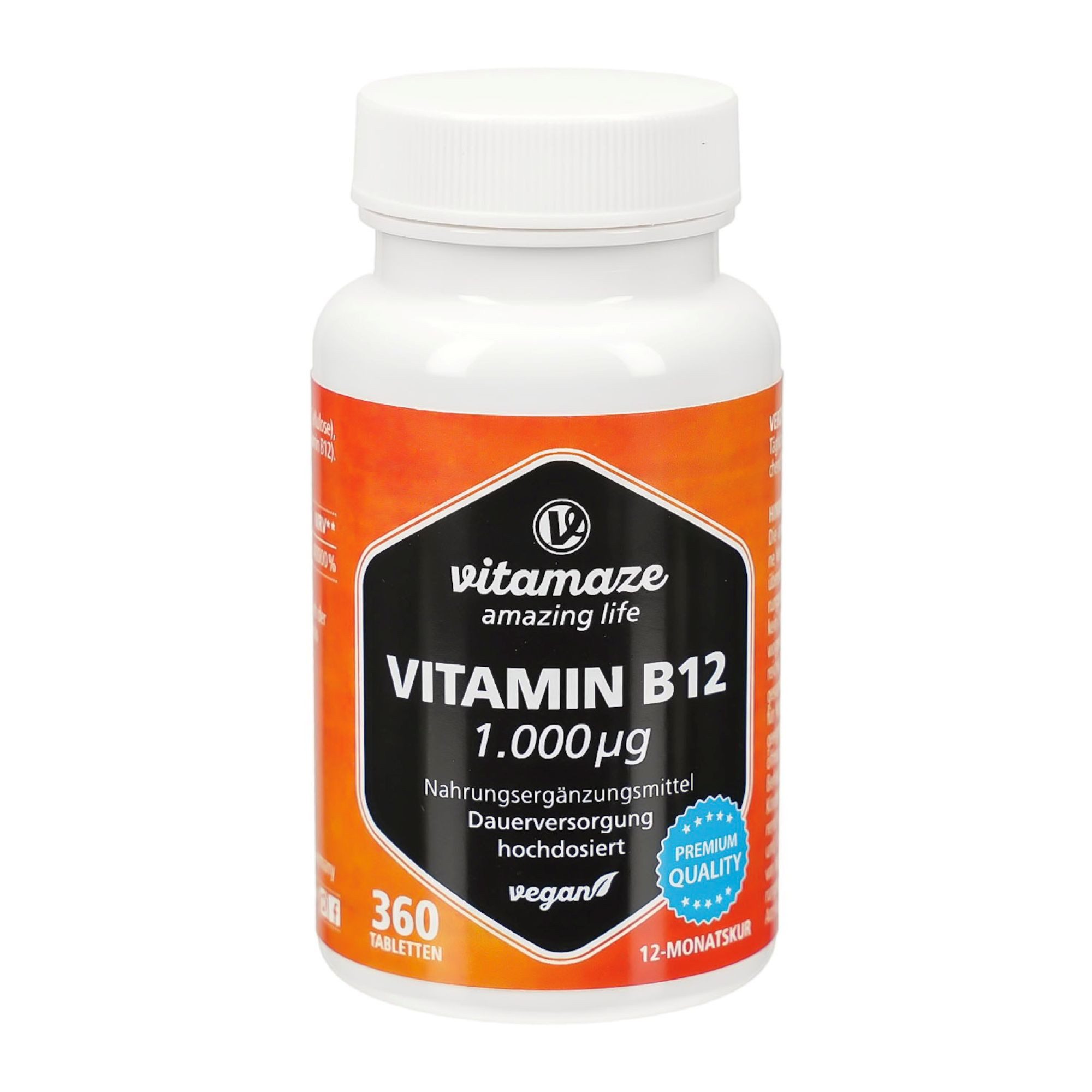 Vitamaze VITAMIN B12 1000 μg hochdosiert vegan Tabletten Tabletten