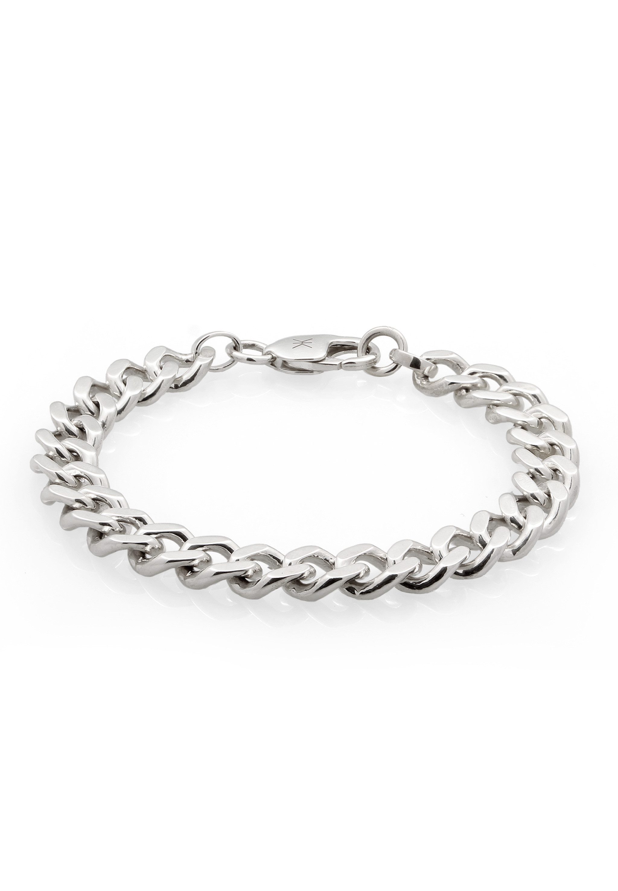 Kuzzoi Silberarmband Panzerkette 925 Sterling Silber