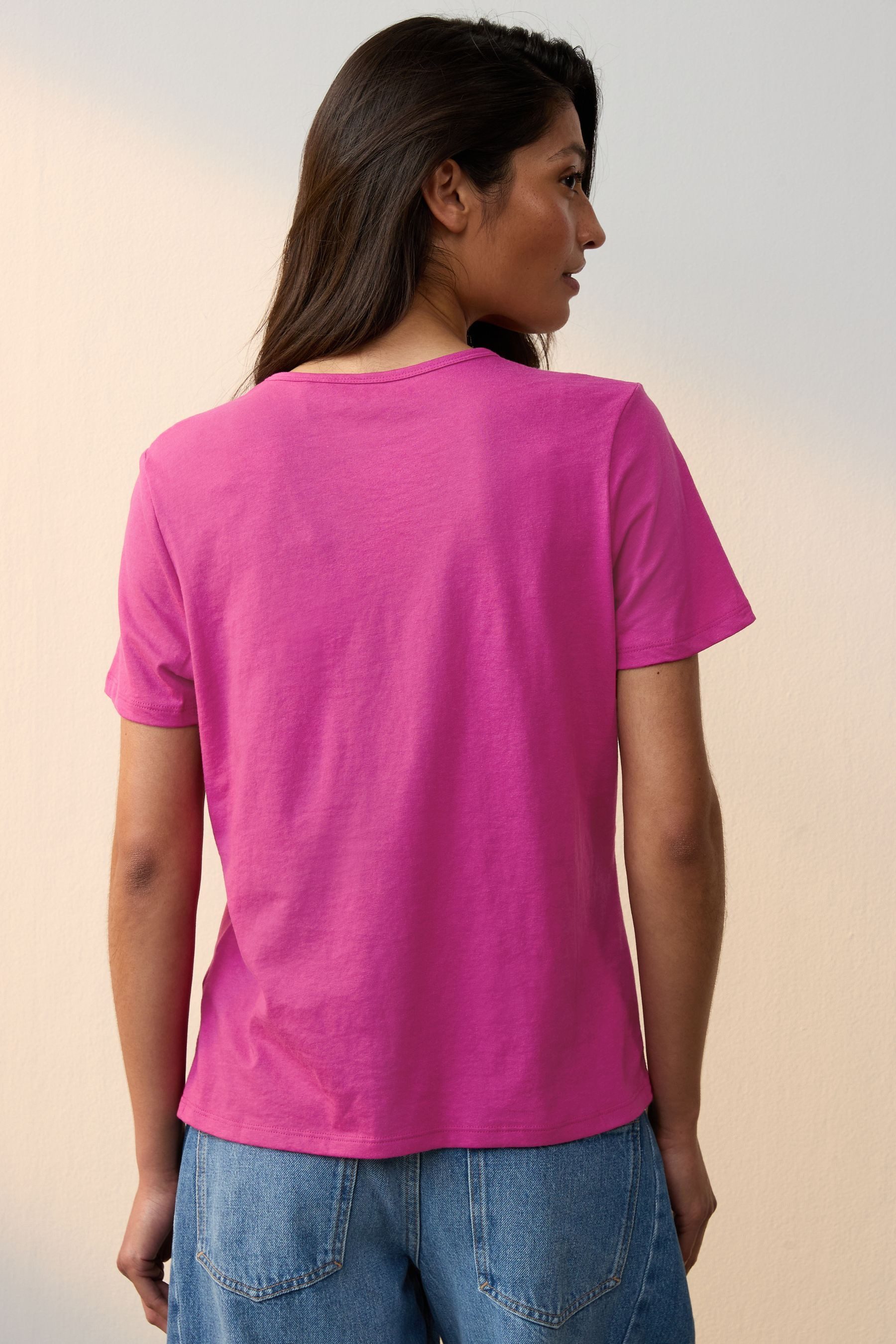Next T-Shirt Everyday Kurzarm-T-Shirt mit Rundhalsausschnitt (1-tlg)