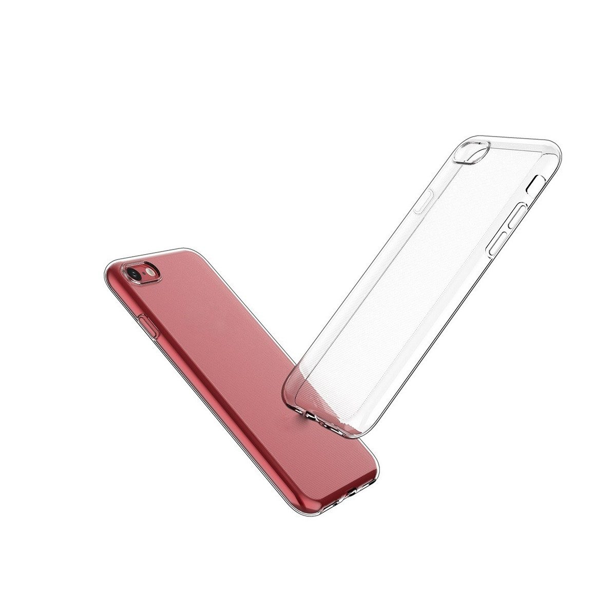 Ventarent Handyhülle Handy Hülle Case transparent passt für iPhone SE 2. + 3. Generation 4,7", transparent, vergilbungsfrei, wireless charging