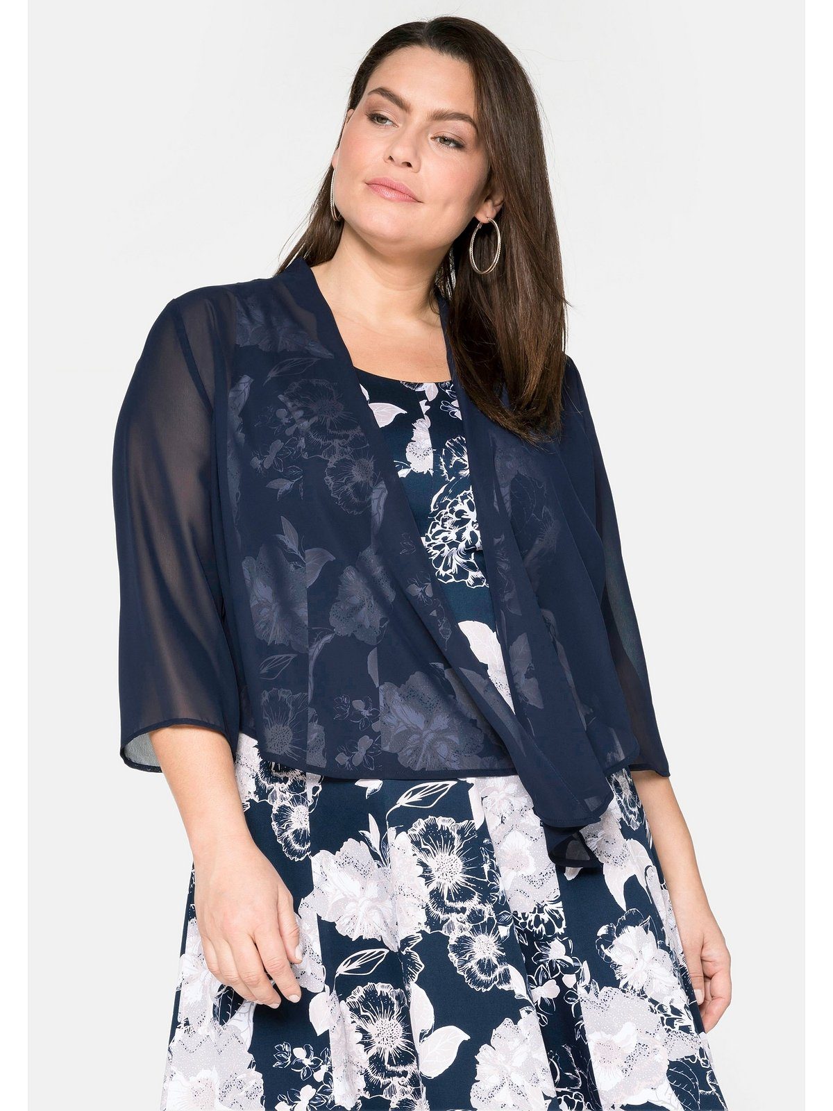 Sheego Bolerojacke Große Größen aus Chiffon günstig online kaufen