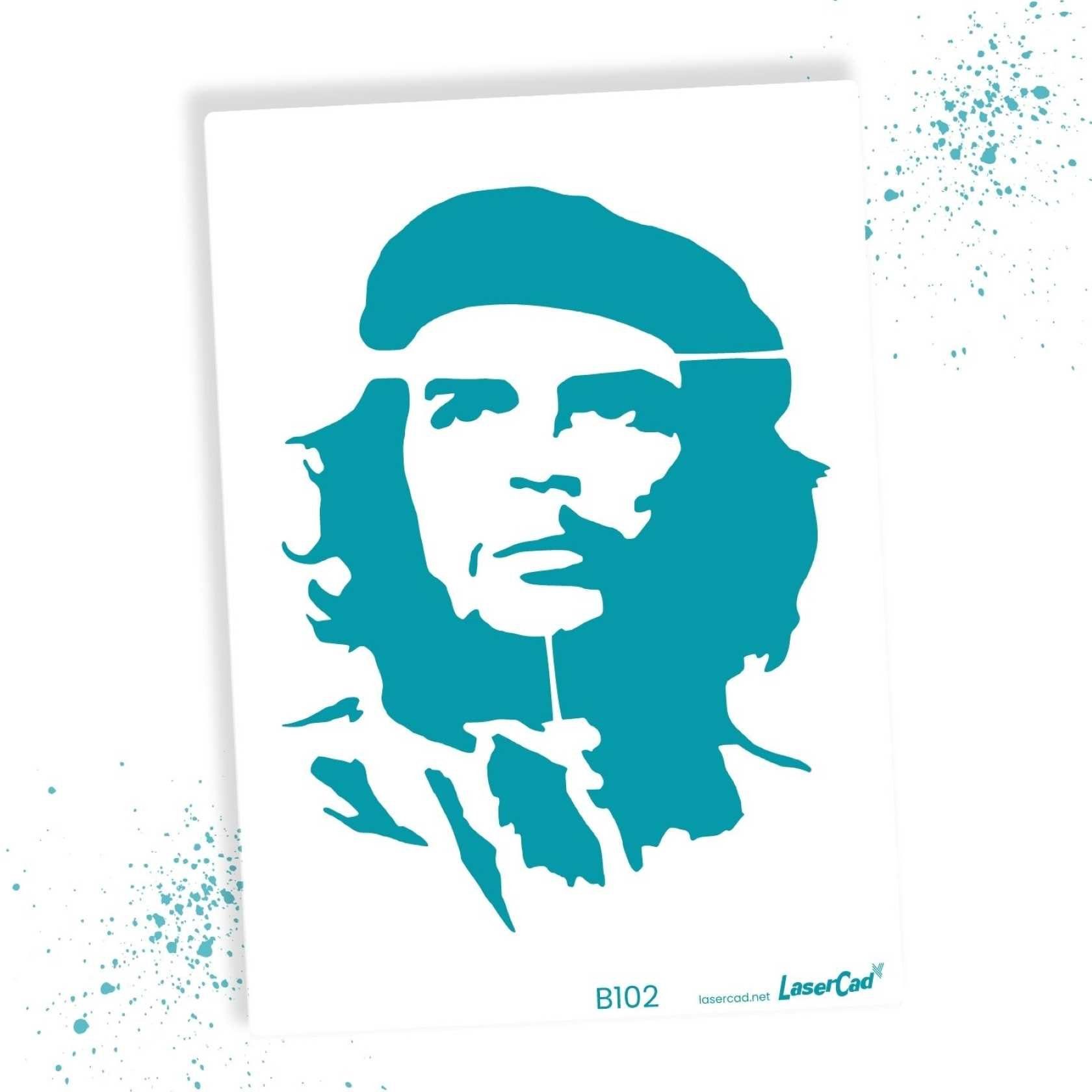 LaserCad Motivschablone BANKSY Streetart für Graffiti, Airbrush, Deko