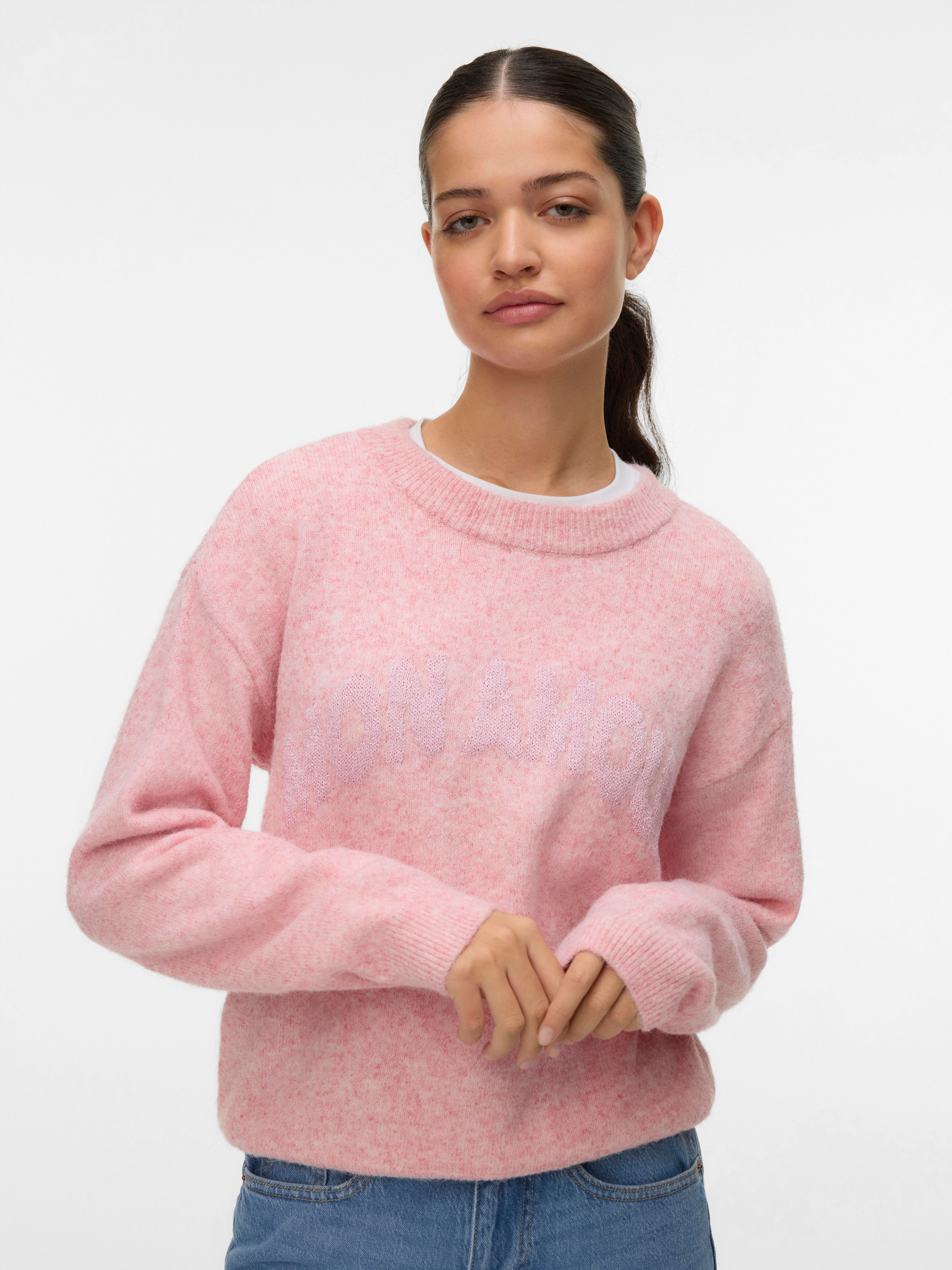 Vero Moda Strickpullover VMAMOREMIO LS O-NECK günstig online kaufen
