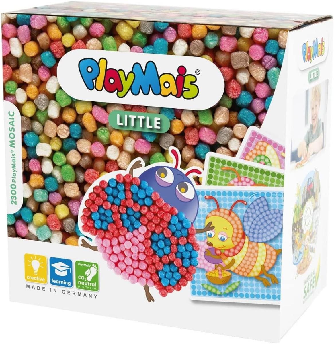 PlayMais Kreativset Playmais Mosaic Little Bug Kreativ-Set 3+ Über 2.300 Stück & 6 Mosaik