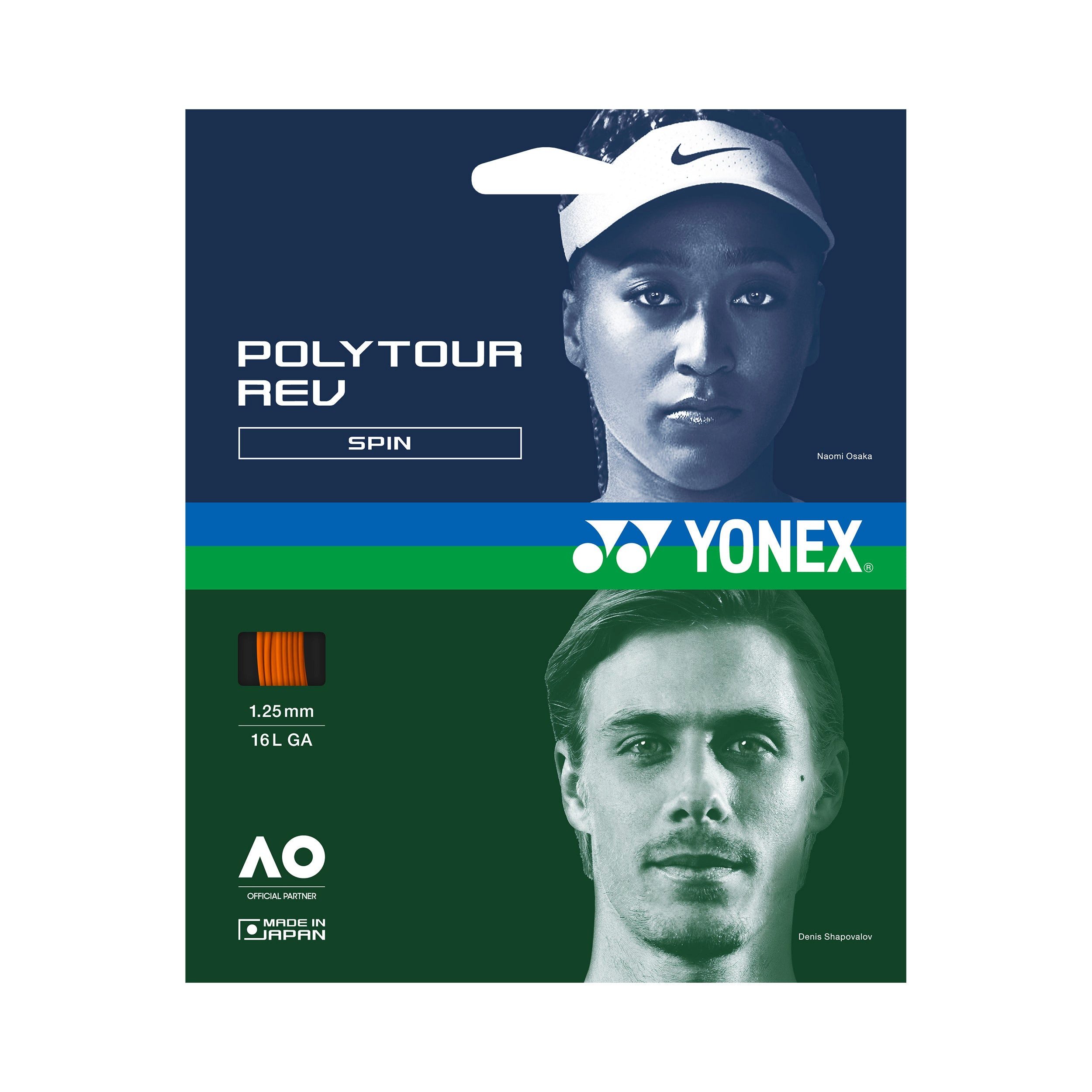 Yonex Tennissaite Poly Tour Rev