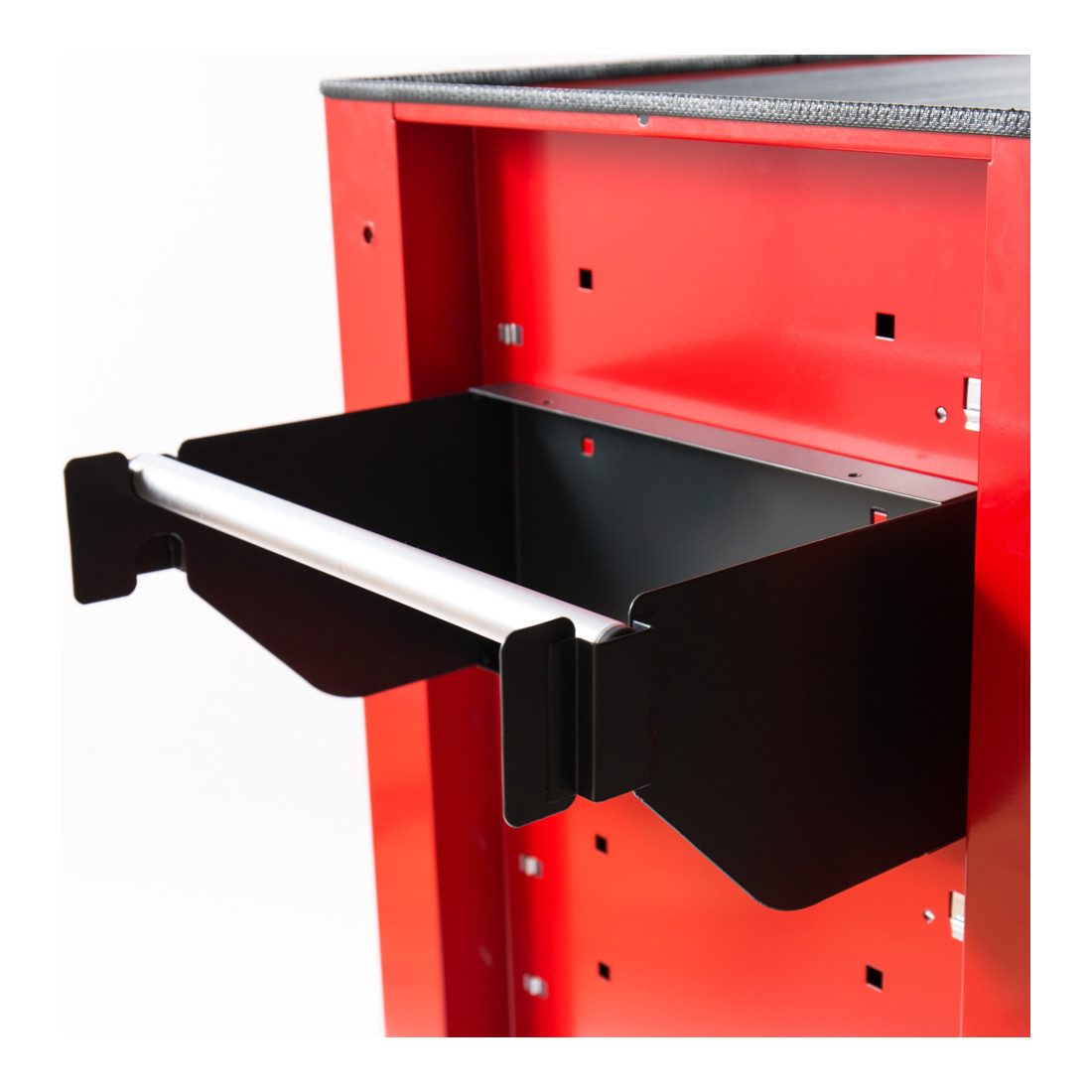 Stier Werkstattwagen STIER Putztuchhalter für Werkstattwagen Anthrazit max. Breite 29 cm ei