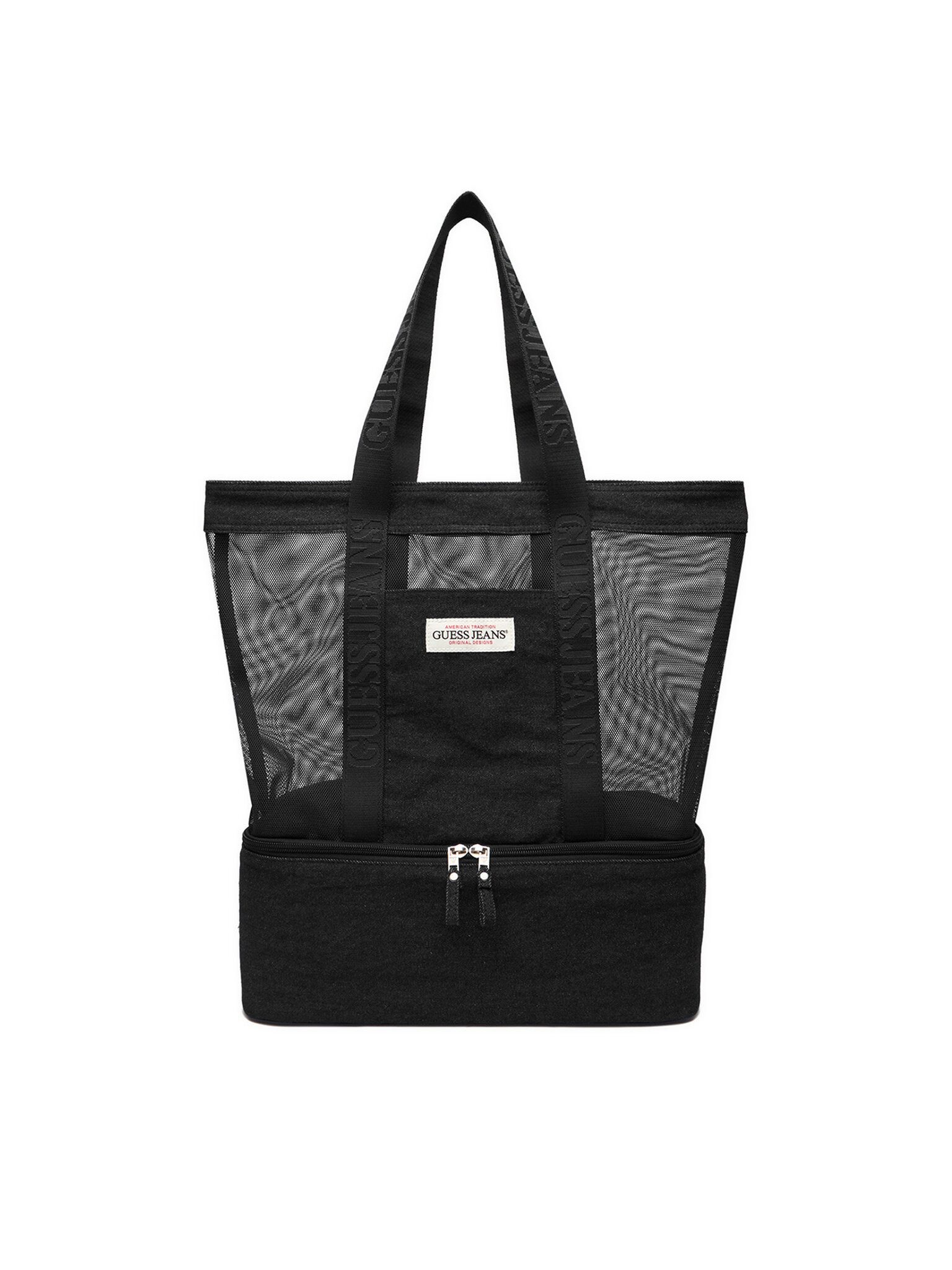 GUESS JEANS Handtasche Guess Jeans Damenhandtasche Schwarz GUESS JEANS-CWBEO-GUESS-M-004-09 S
