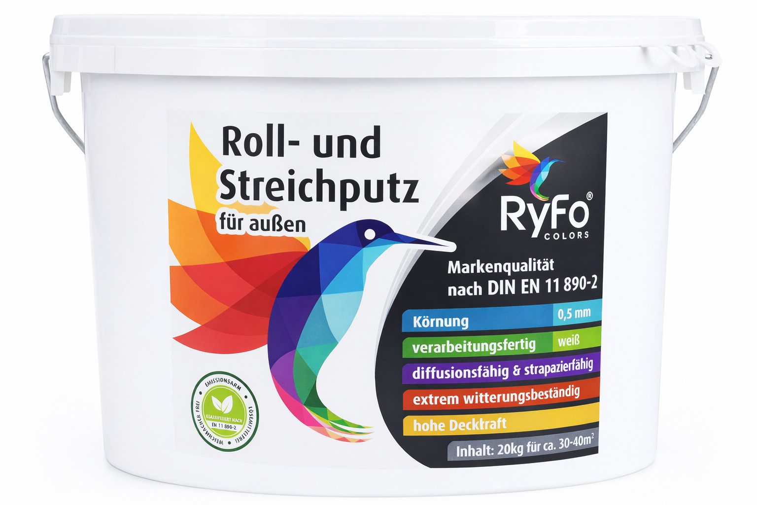 RyFo Colors Kunststoffputz Roll- und Streichputz für außen