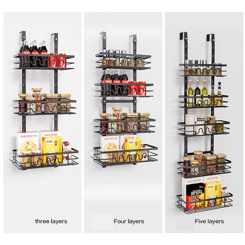 GarveeMore Küchenorganizer-Set Über der Tür Speisekammer Veranstalter, Meta günstig online kaufen