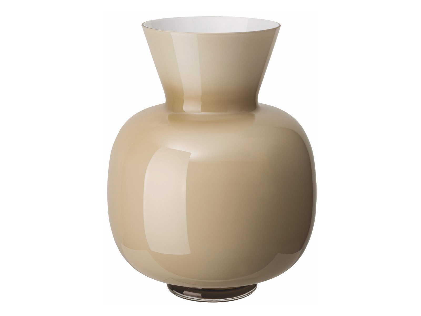 Rosenthal Dekovase Anna Beige Glass Vase 34cm (Vasen)