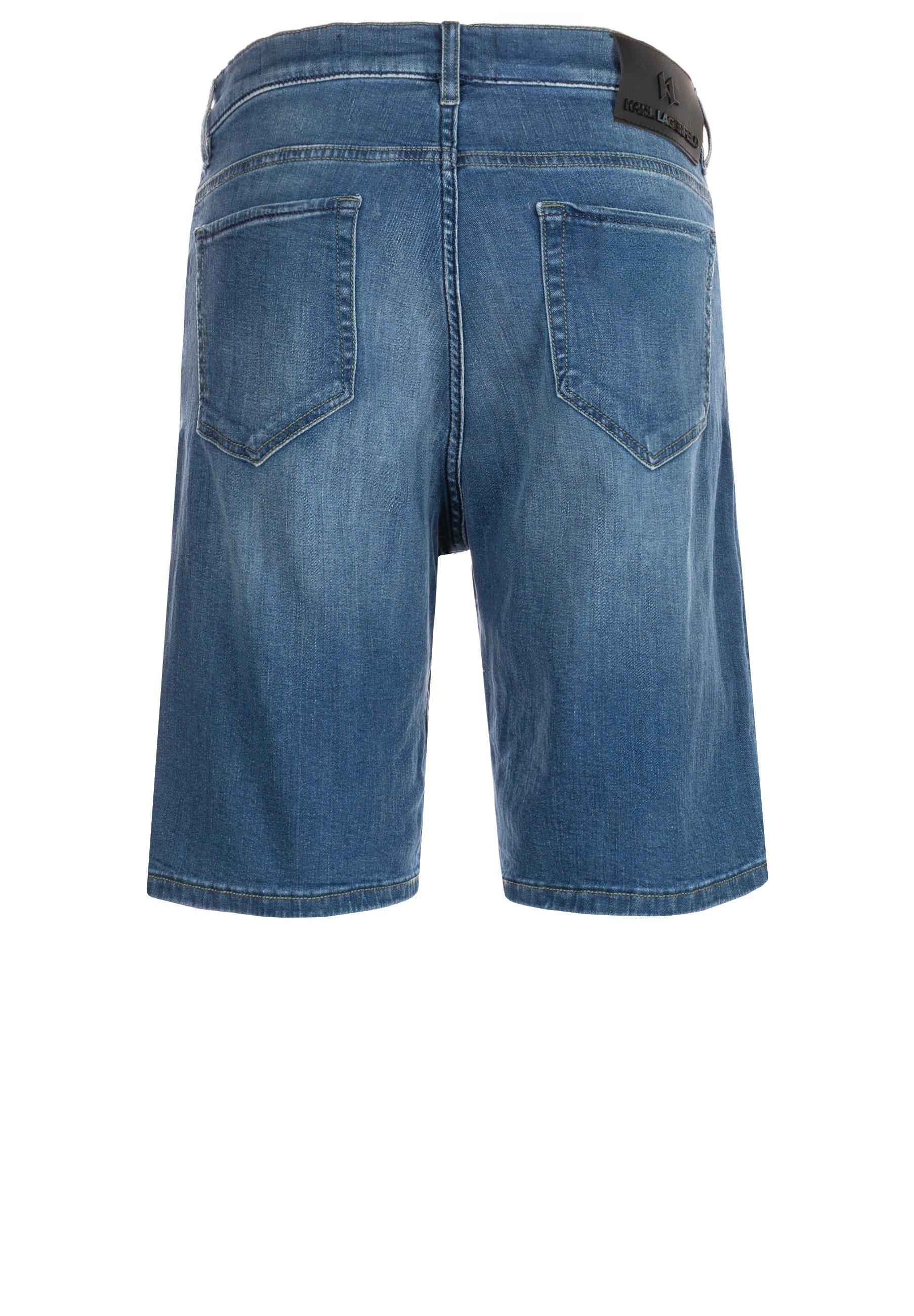 LAGERFELD Shorts aus Denim (1-tlg)