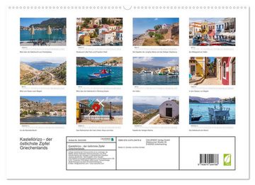 CALVENDO Wandkalender Kastellórizo - östlichster Zipfel Griechenlands (Premium, hochwertiger DIN A2 Wandkalender 2023, Kunstdruck in Hochglanz)