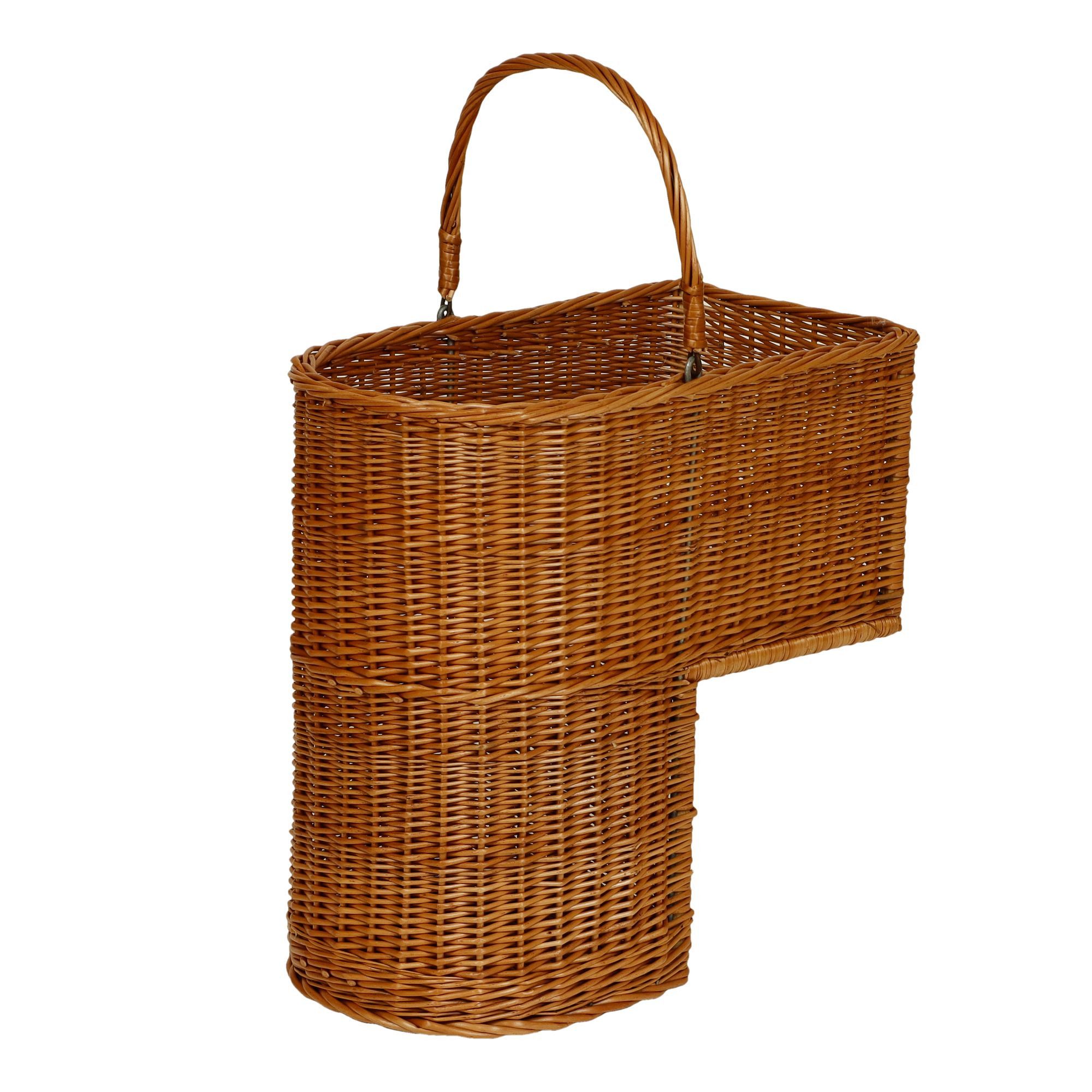 Lycce Treppenkorb Treppenkorb Stufenkorb mit Griff Weide natur 20 l günstig online kaufen