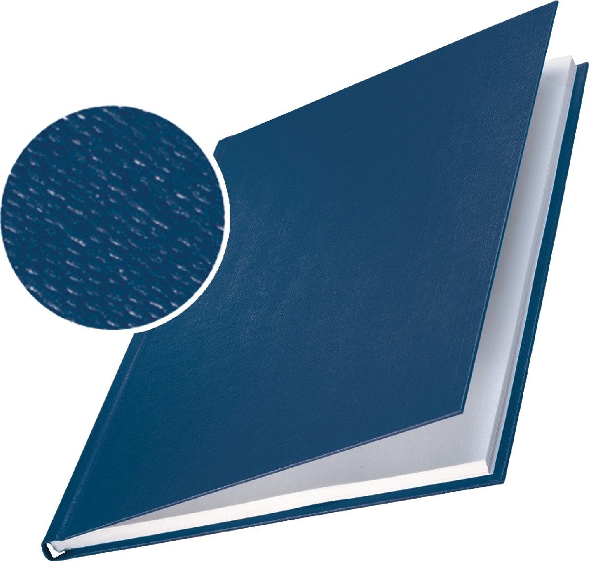 LEITZ Thermo-Bindemappe Buchbindemappe impressBind Hard Cover 14,0mm blau VE=10 Stück, (