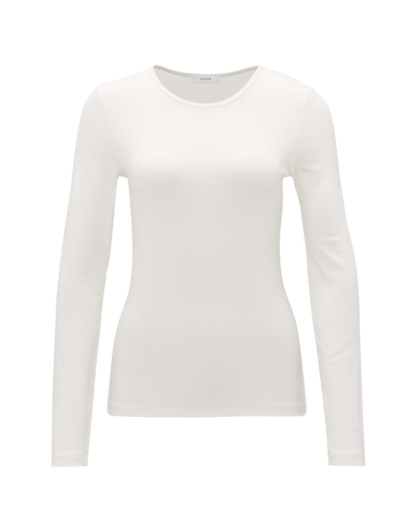 OPUS Langarmshirt Geripptes Basicshirt SOGETI Slim günstig online kaufen