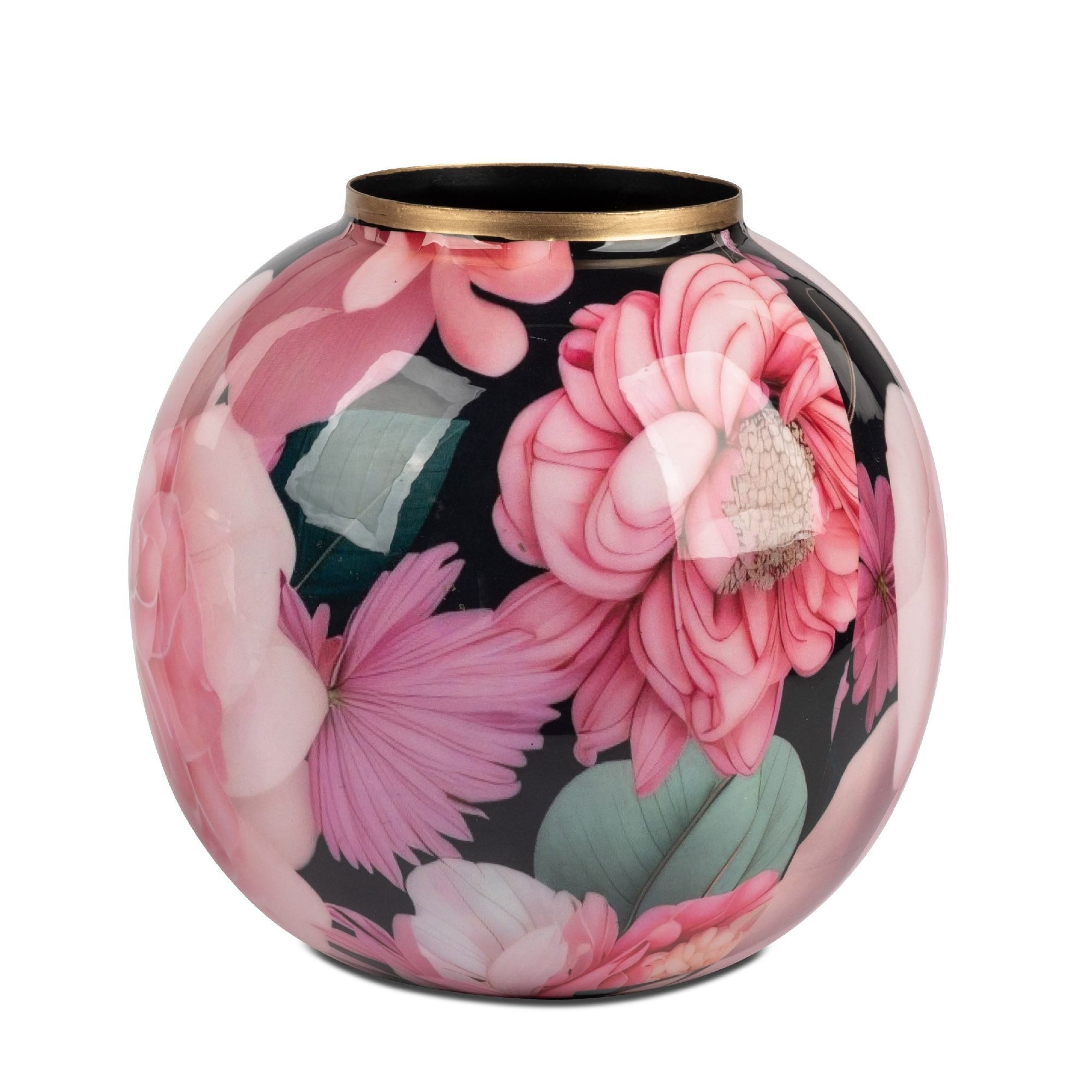 formano Dekovase Rosengarten, Farbe: Silber, Motiv: Rosen