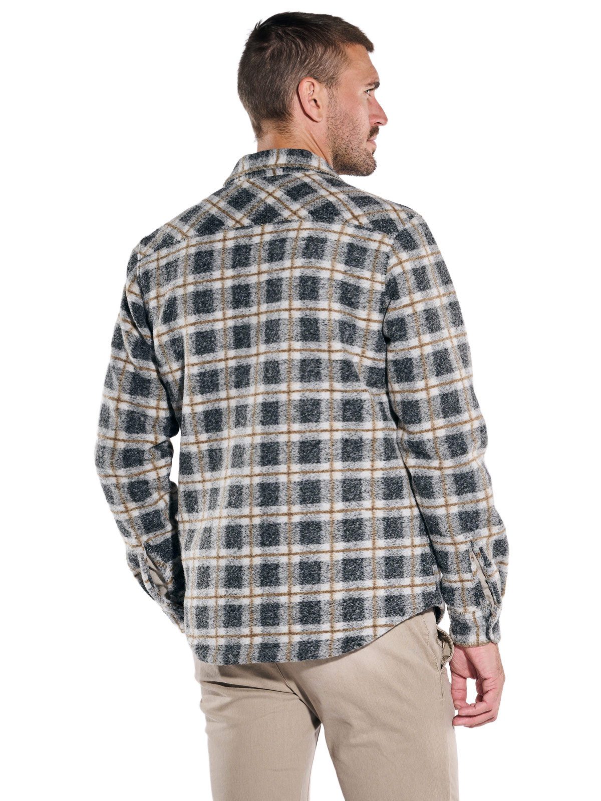 emilio adani Langarmhemd emilio adani Herren Overshirt mit Reißverschluss, günstig online kaufen