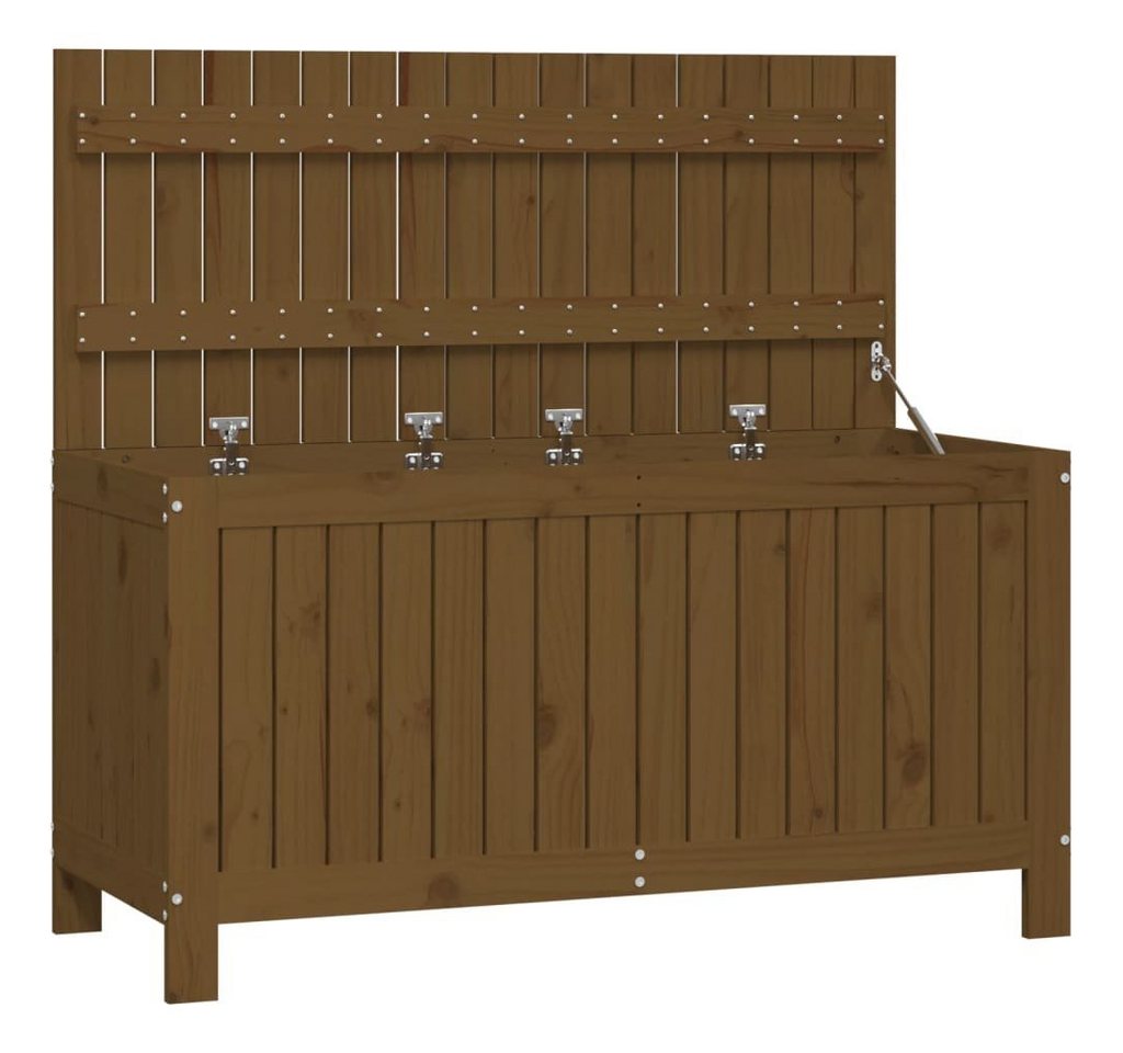 Thumbnail - furnicato Gartenbox Gartentruhe Honigbraun 115x49x60 cm Massivholz Kiefer (1 St)