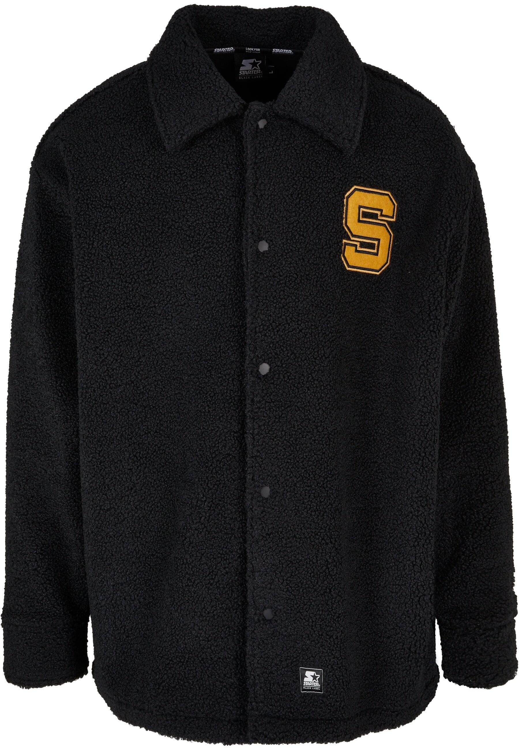 Winterjacke Starter Black Label Herren Starter Sherpa Shirt Jacket