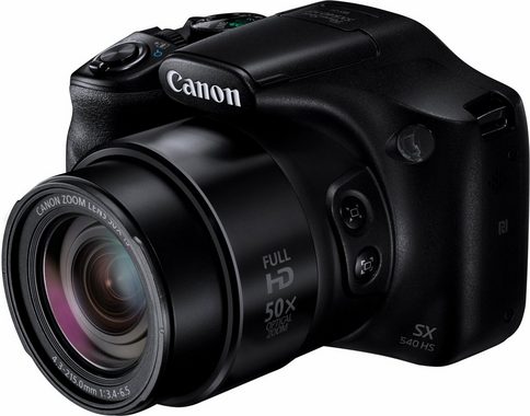 Canon »PowerShot SX540 HS« Superzoom-Kamera (20,3 MP, 50x opt. Zoom, WLAN (Wi-Fi), NFC, PictBridge-Unterstützung)