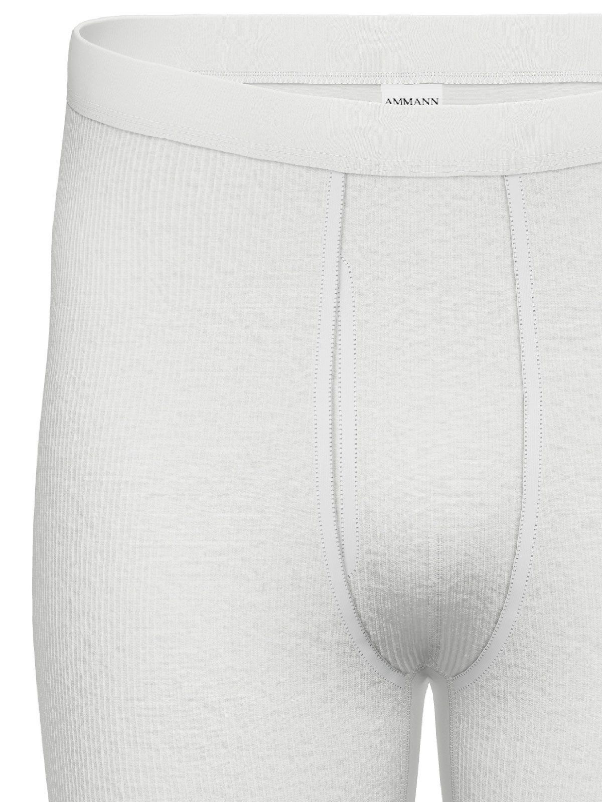 Ammann Lange Unterhose Unterhose lang mit Eingriff Day Classic / Doppelri (Stück, 1-St) mit eingriff