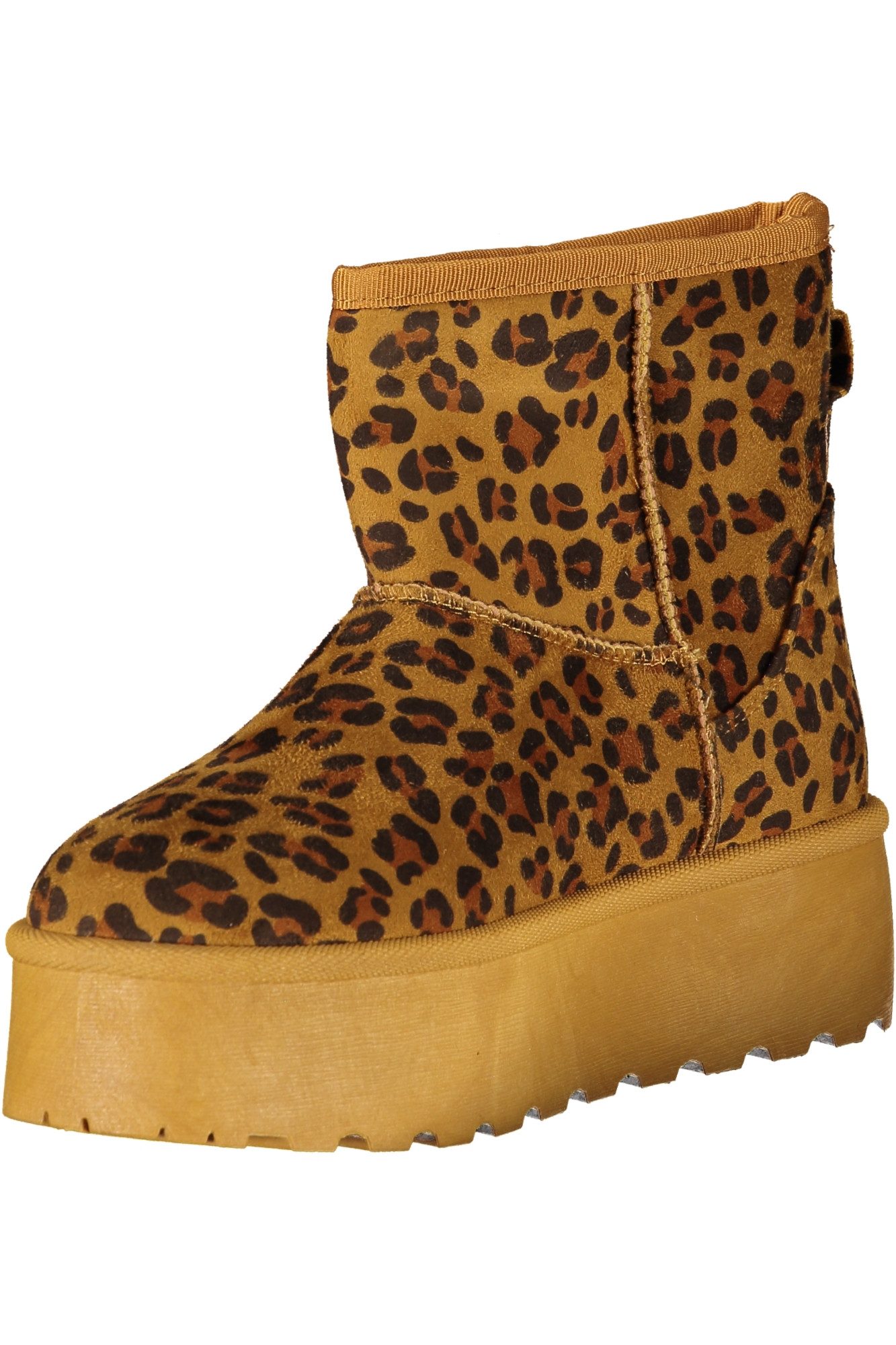 Laura Biagiotti Stiefelette Damen Stiefelette Braun mit Fell & Keilabsatz -
