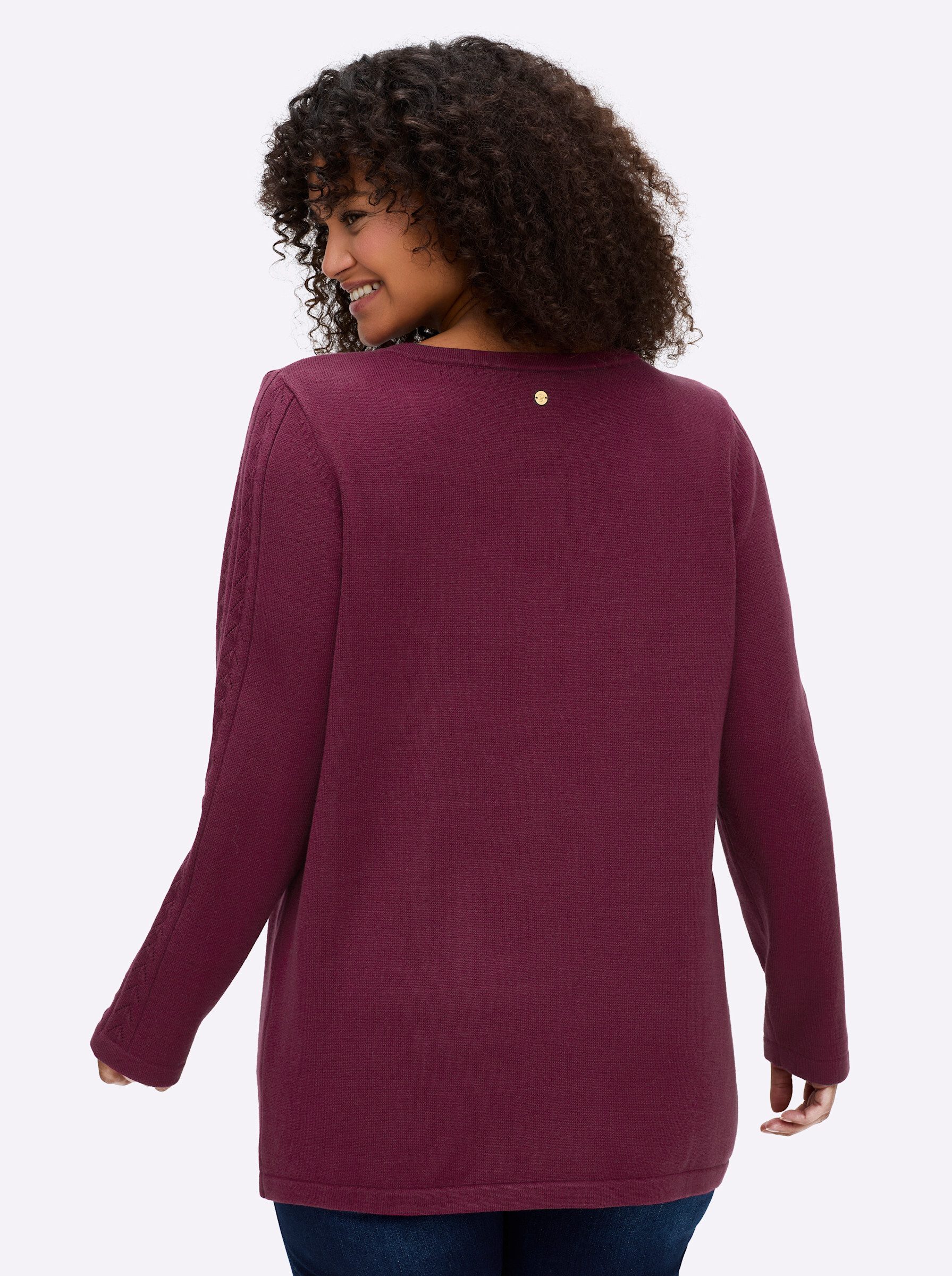 Sheego Strickpullover Pullover günstig online kaufen