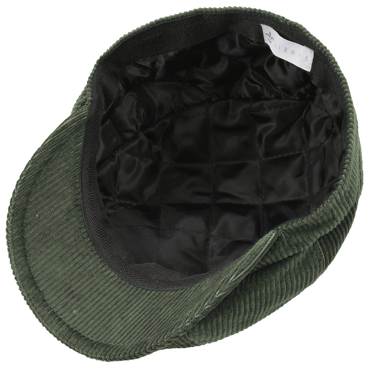 Lipodo Flat Cap (1-St) Cordcap mit Schirm, Made in Italy