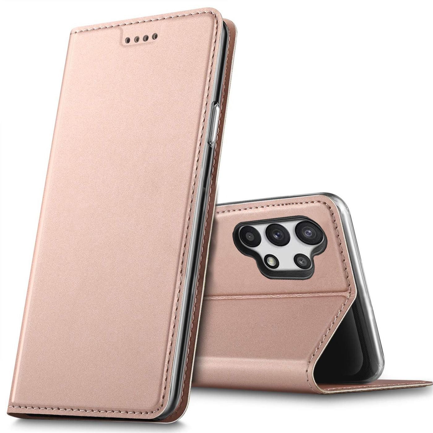 CoolGadget Handyhülle Magnet Case Handy Tasche für Samsung Galaxy A32 5G 6,5 Zoll, Hülle Klapphülle Ultra Slim Flip Cover für Samsung A32 5G Schutzhülle