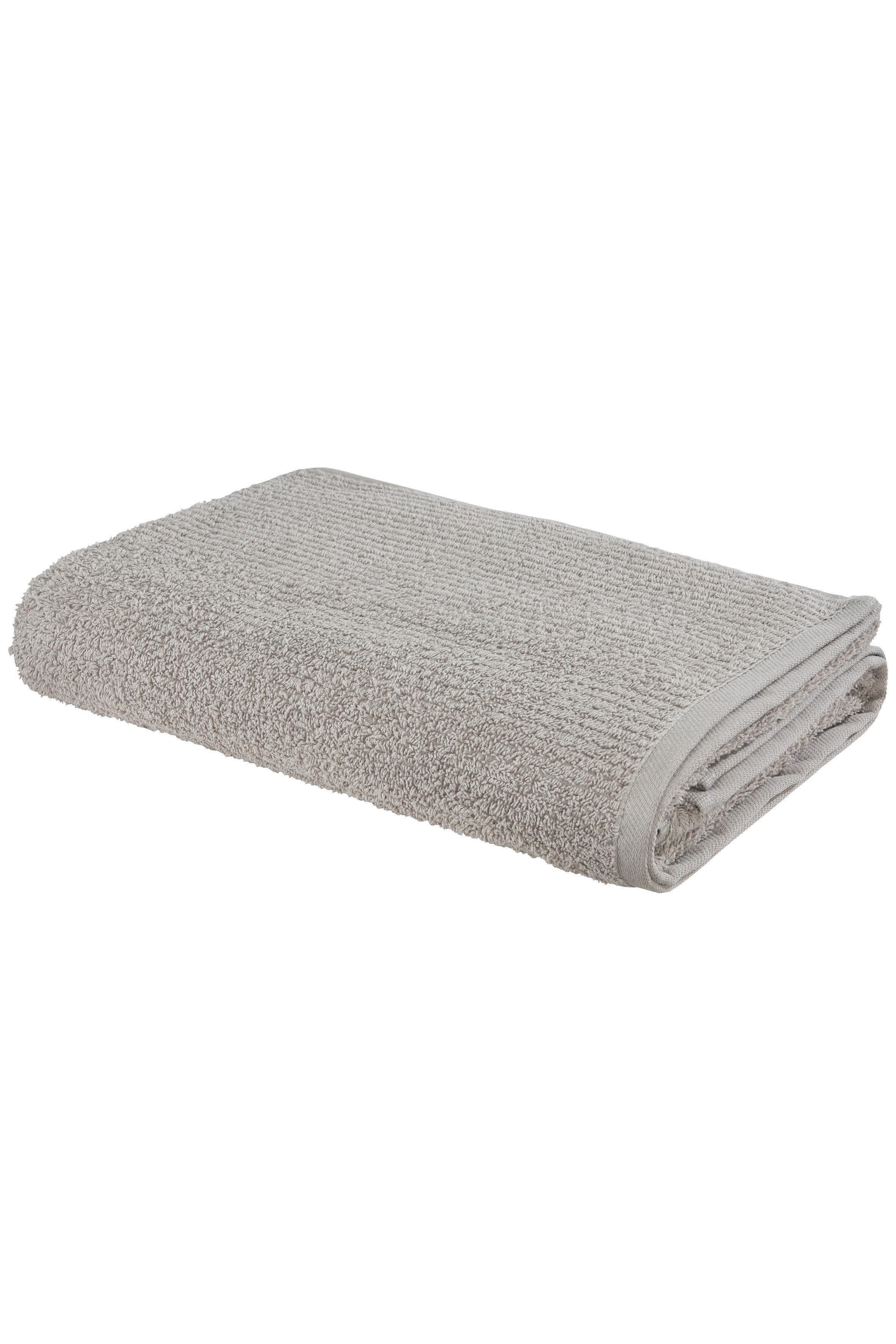 OTTO home Badetuch Riva, 80x150, Premium Handtücher, 500 gr/m², Webfrottier (1-St), Hoch-Tief-Struktur, Streifen, weich, 5 Jahre Garantie