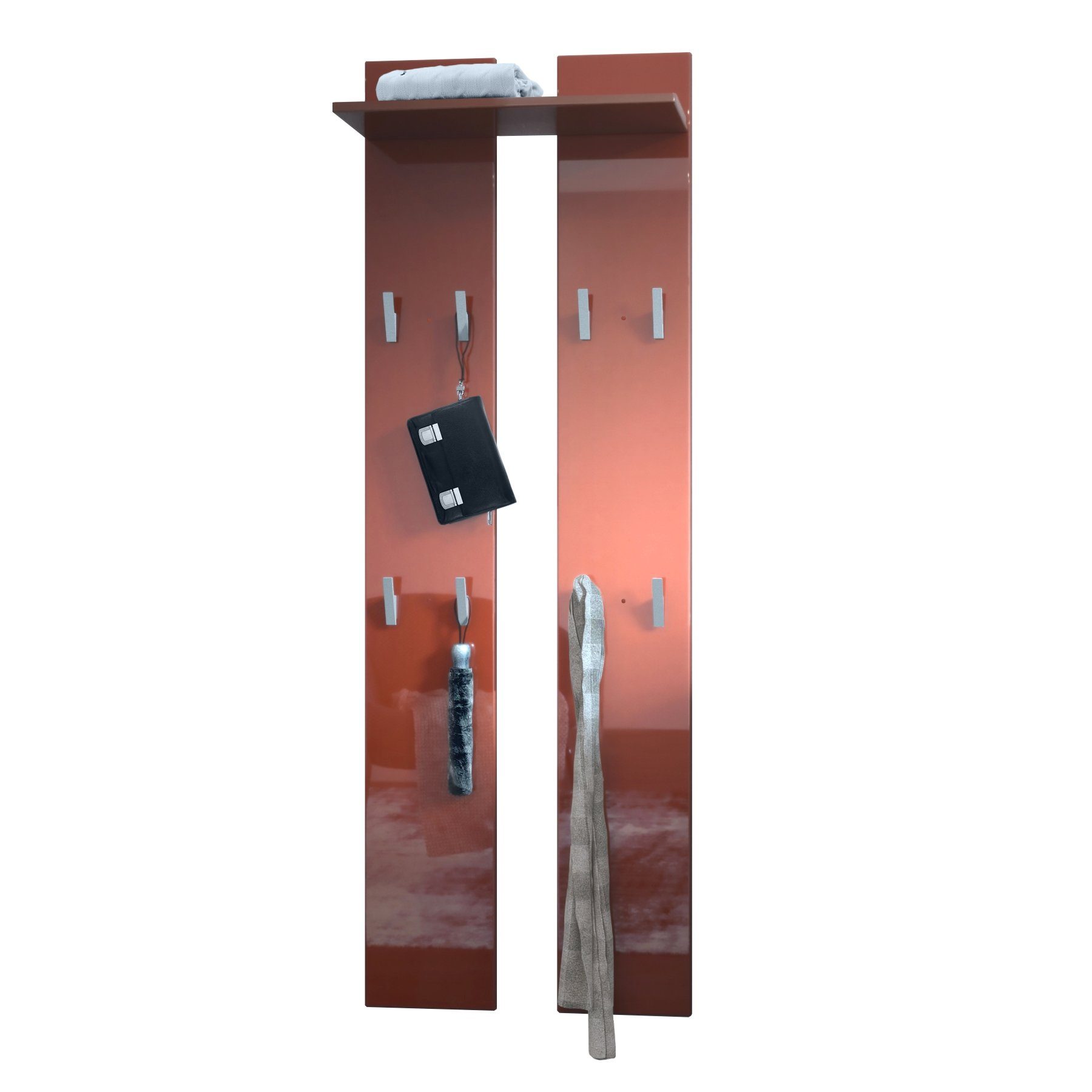 Vladon Garderobenpaneel Wandpaneel 170 (Garderobenpaneel, bestehend aus 2 P günstig online kaufen