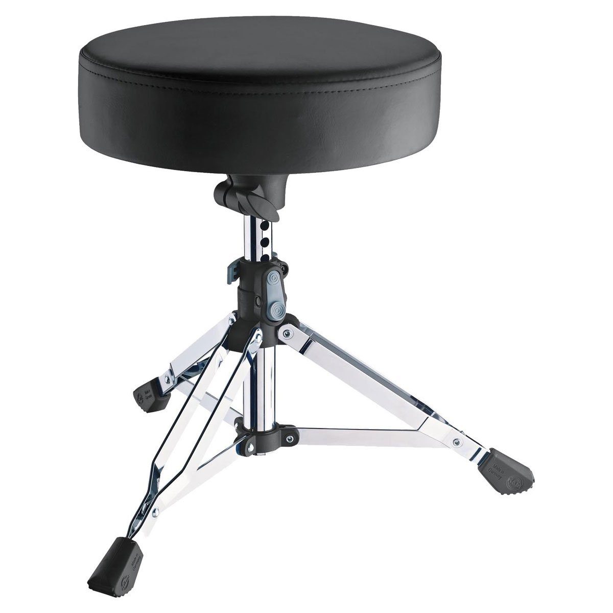 Chord CDT-1 Schlagzeughocker – Höhenverstellbar, Gepolstert, Mit Abnehmbarem Sitz Und Faltbarem Stativ