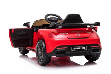 ZELLERFELD Lizenz Elektro Kinderauto Mercedes GTR AMG Elektro-Motoren MP3 USB MicroSD Akku Anzeige Kinderfahrzeug Kinderfahrzeug-Batterie