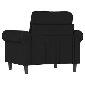 vidaXL Sofa Sessel Schwarz 60 cm Samt