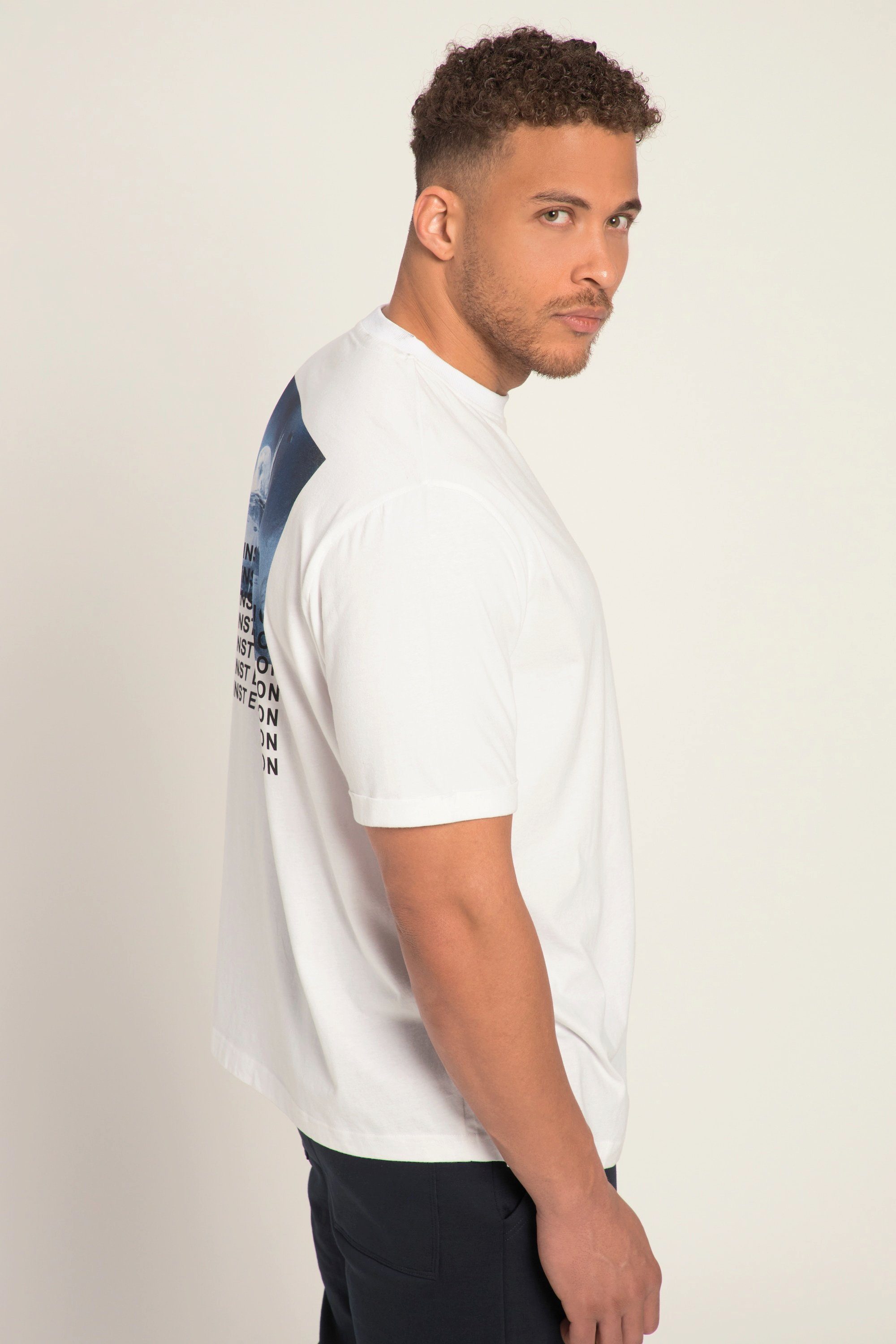 STHUGE T-Shirt STHUGE T-Shirt Halbarm Rückenprint bis 8 XL