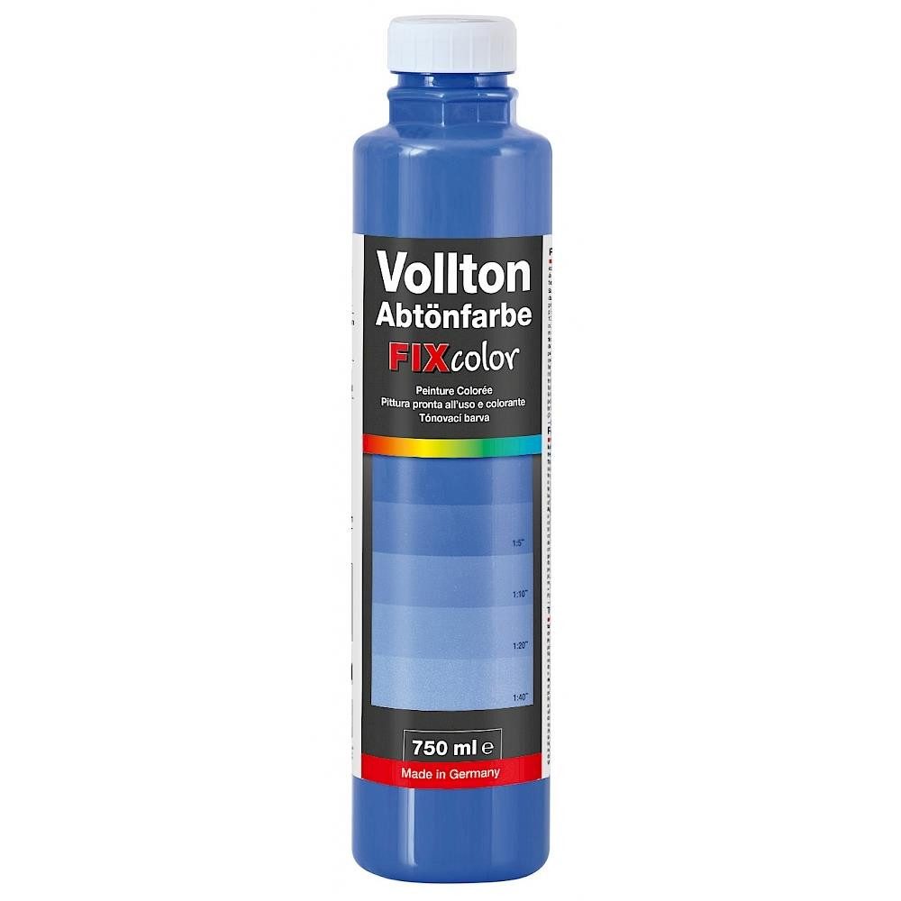 baufan® Vollton- und Abtönfarbe Farbe zum Mischen Innen und Außen, Farbtöne für dekorative Anstriche + Abtönen weißer Краски эмульсионные
