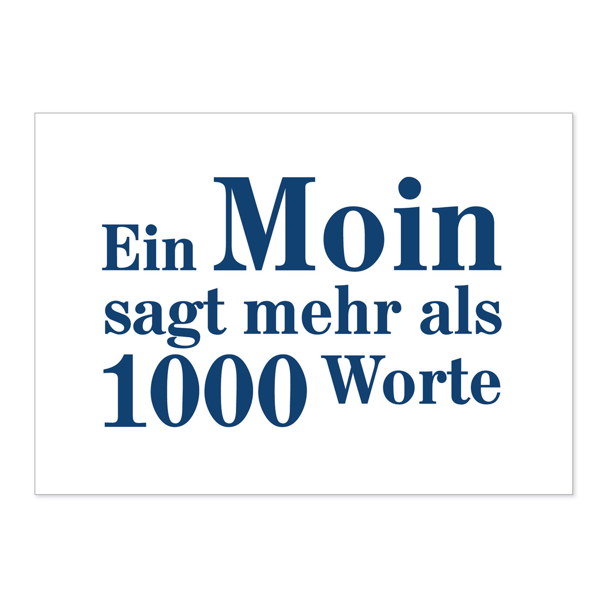 Postkarte Postkarte Moin